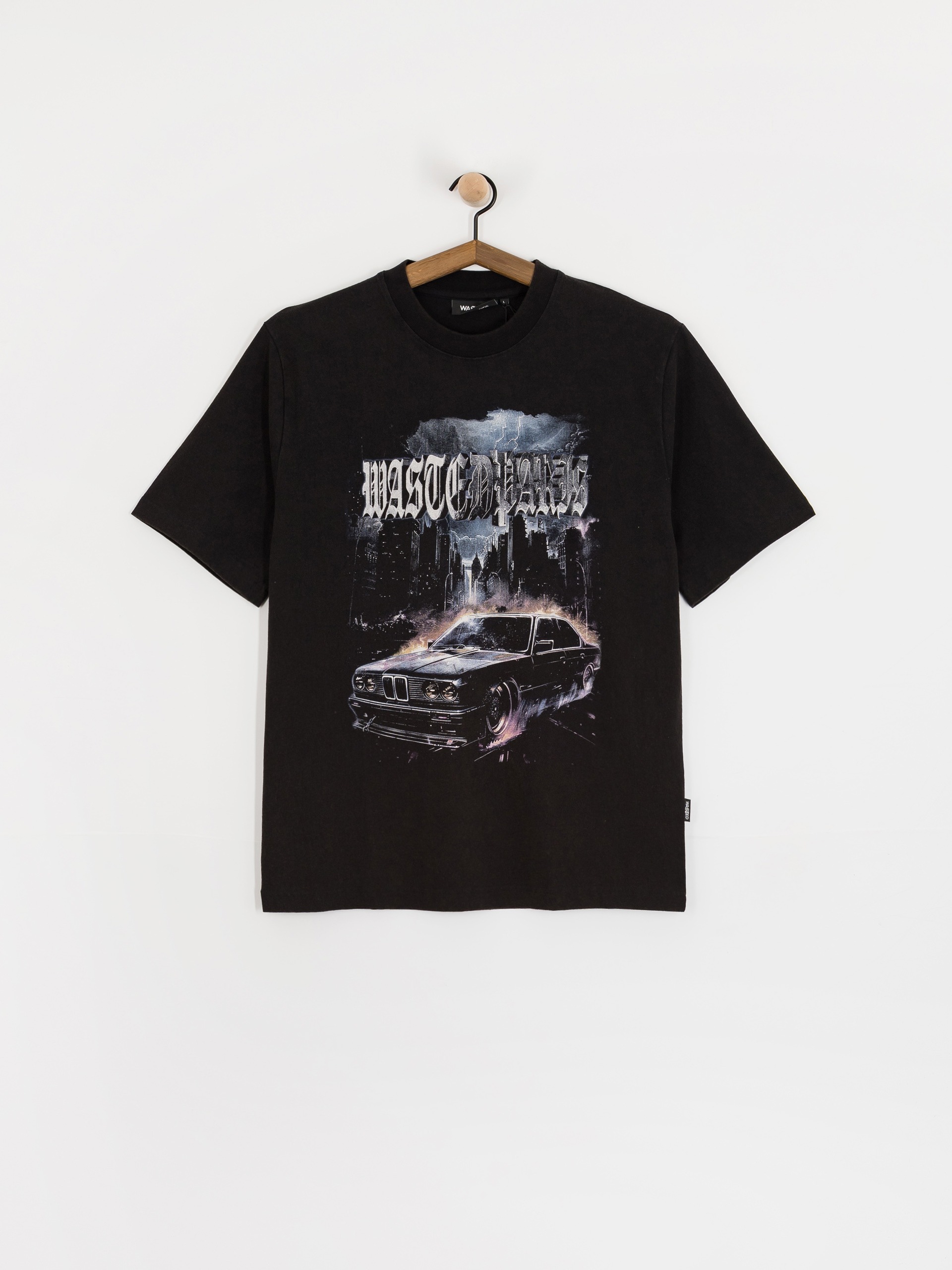 Tričko Wasted Paris Run (faded black)