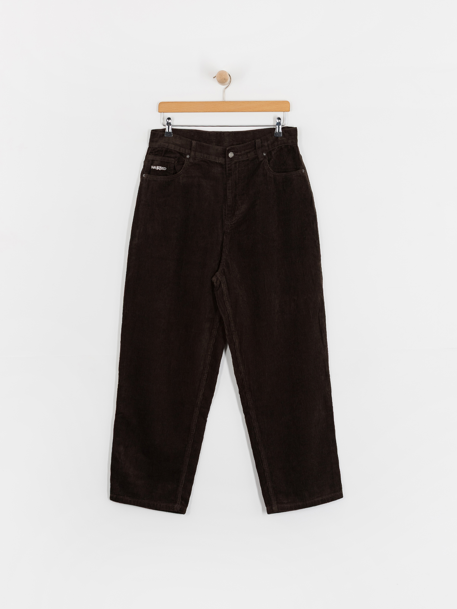 Nohavice Wasted Paris Corduroy Casper (ice brown)