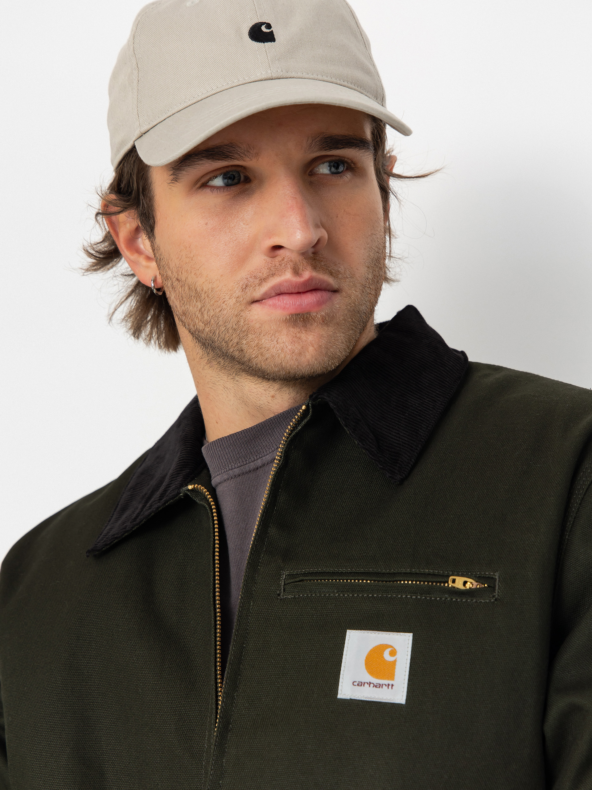 Bunda Carhartt WIP Detroit (olive/black/rigid)