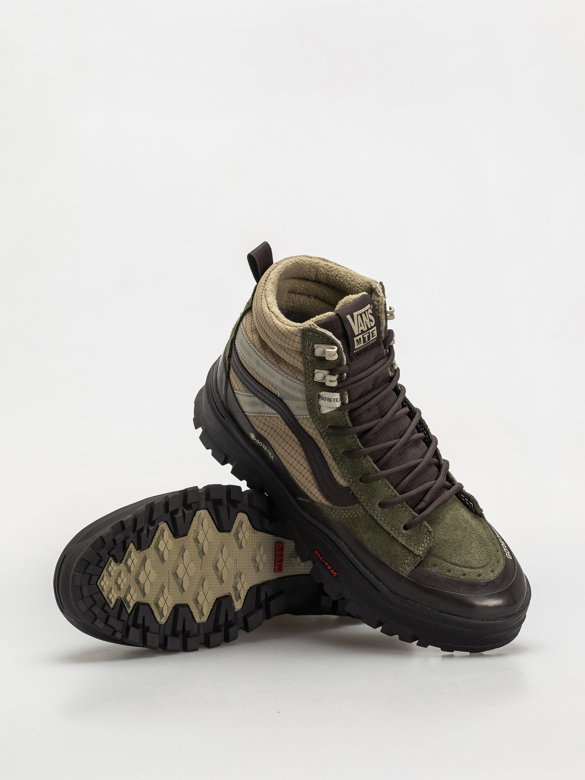 Topánky Vans Mte Sk8 Hi Gore Tex Insulated (dark green/dark brown)