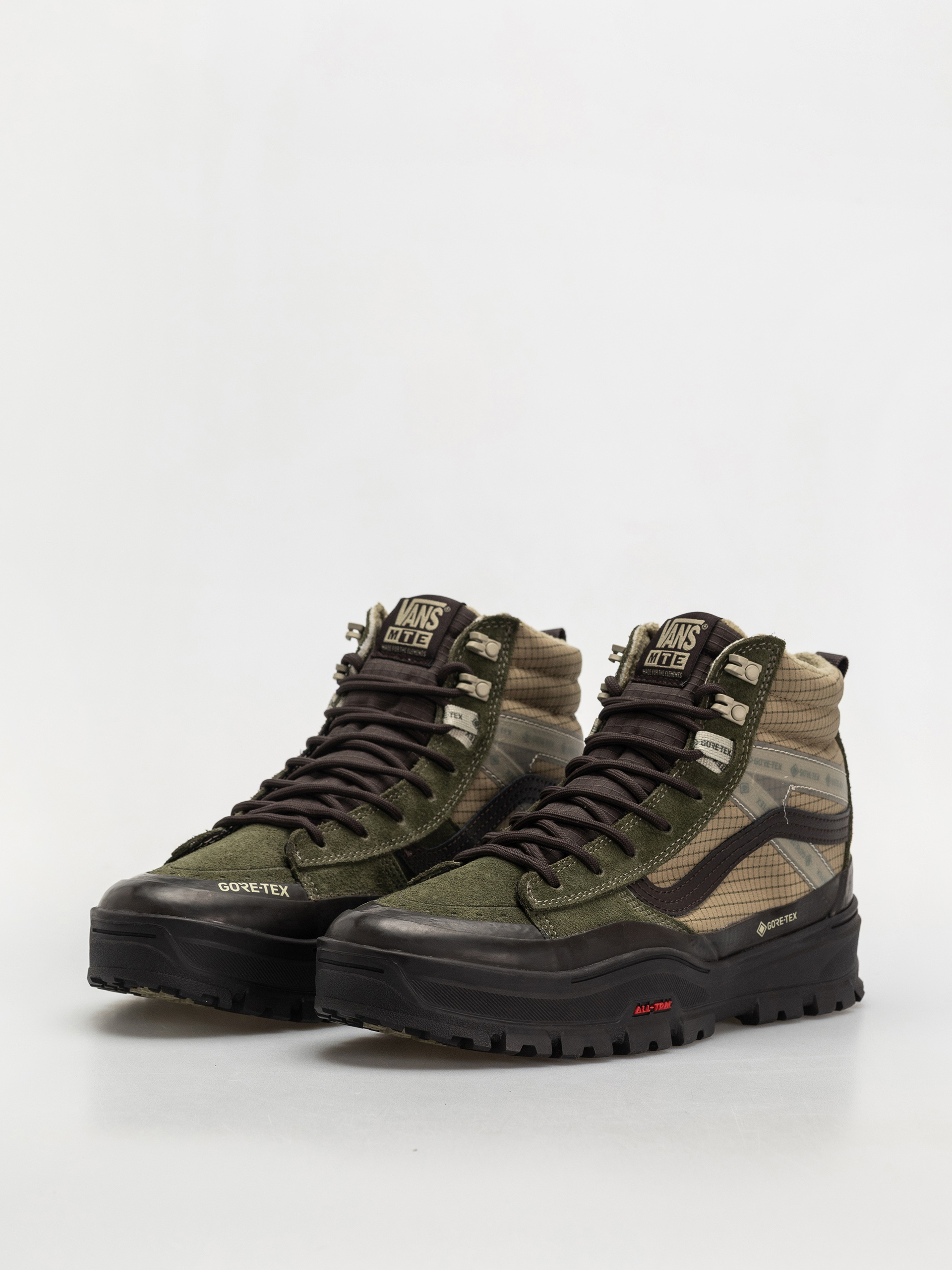 Topánky Vans Mte Sk8 Hi Gore Tex Insulated (dark green/dark brown)