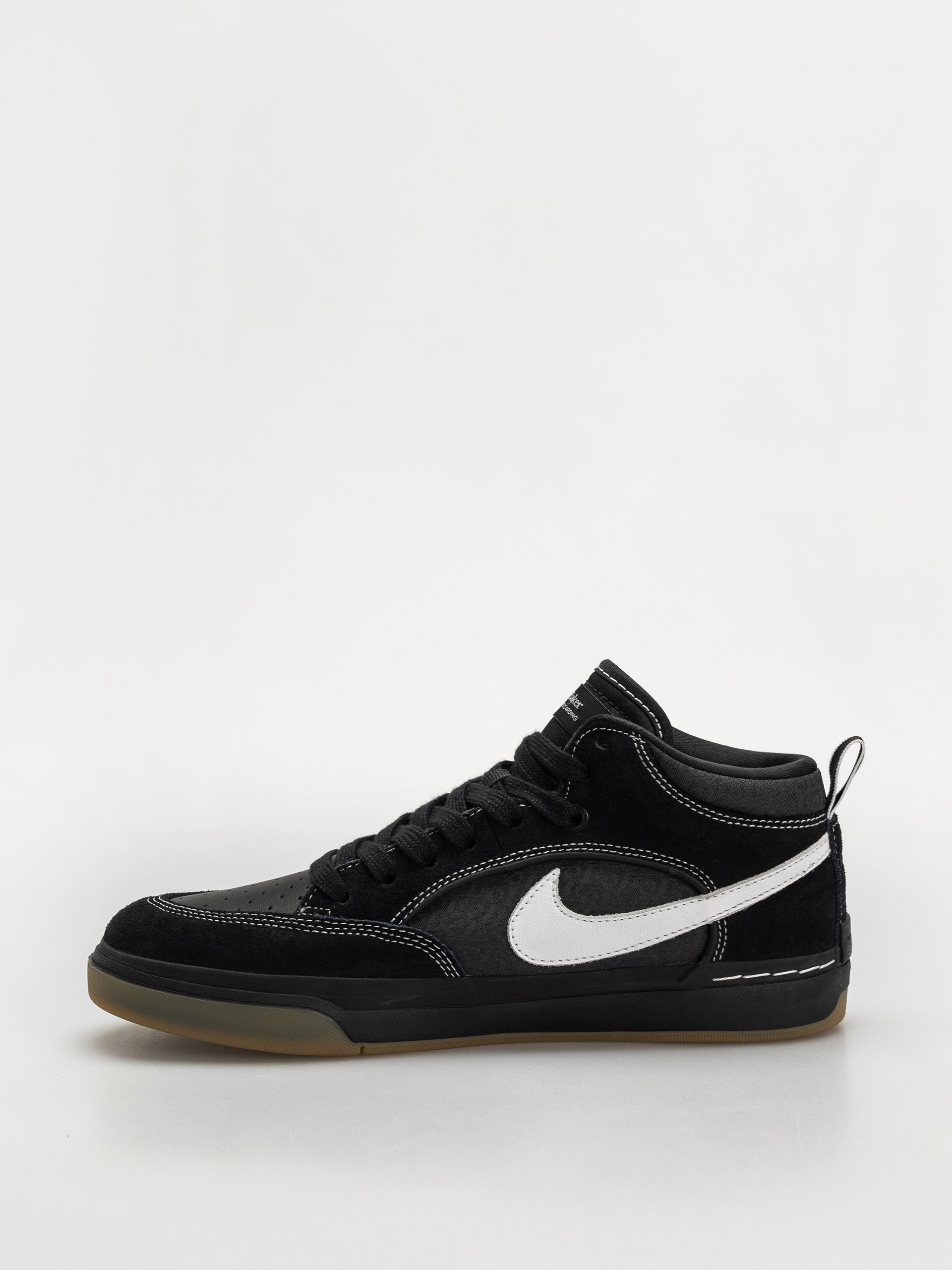 Topánky Nike SB React Leo (black/white black gum light brown)