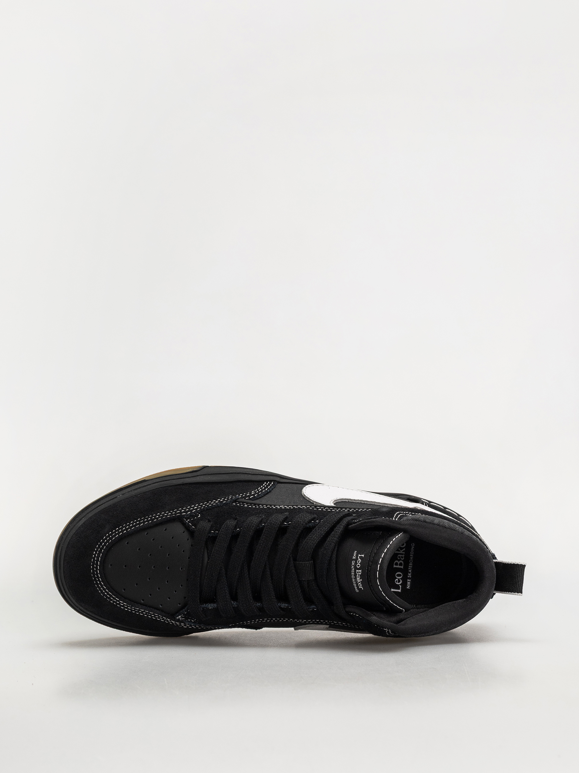 Topánky Nike SB React Leo (black/white black gum light brown)