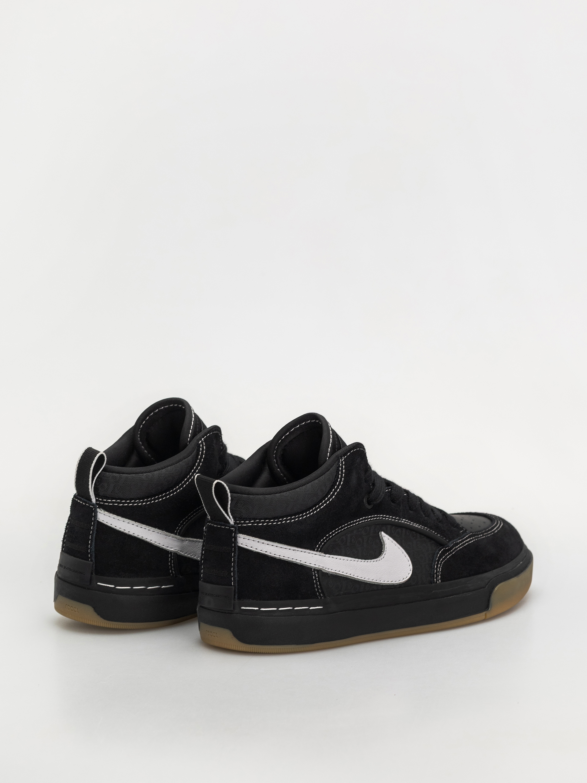 Topánky Nike SB React Leo (black/white black gum light brown)