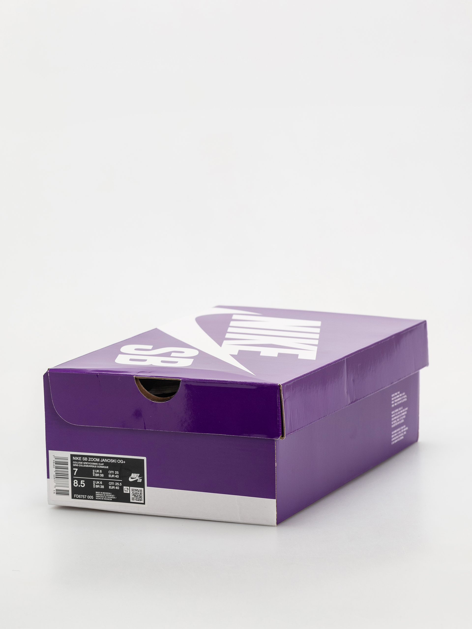 Topánky Nike SB Zoom Janoski OG+ (college grey/cosmic clay summit white)