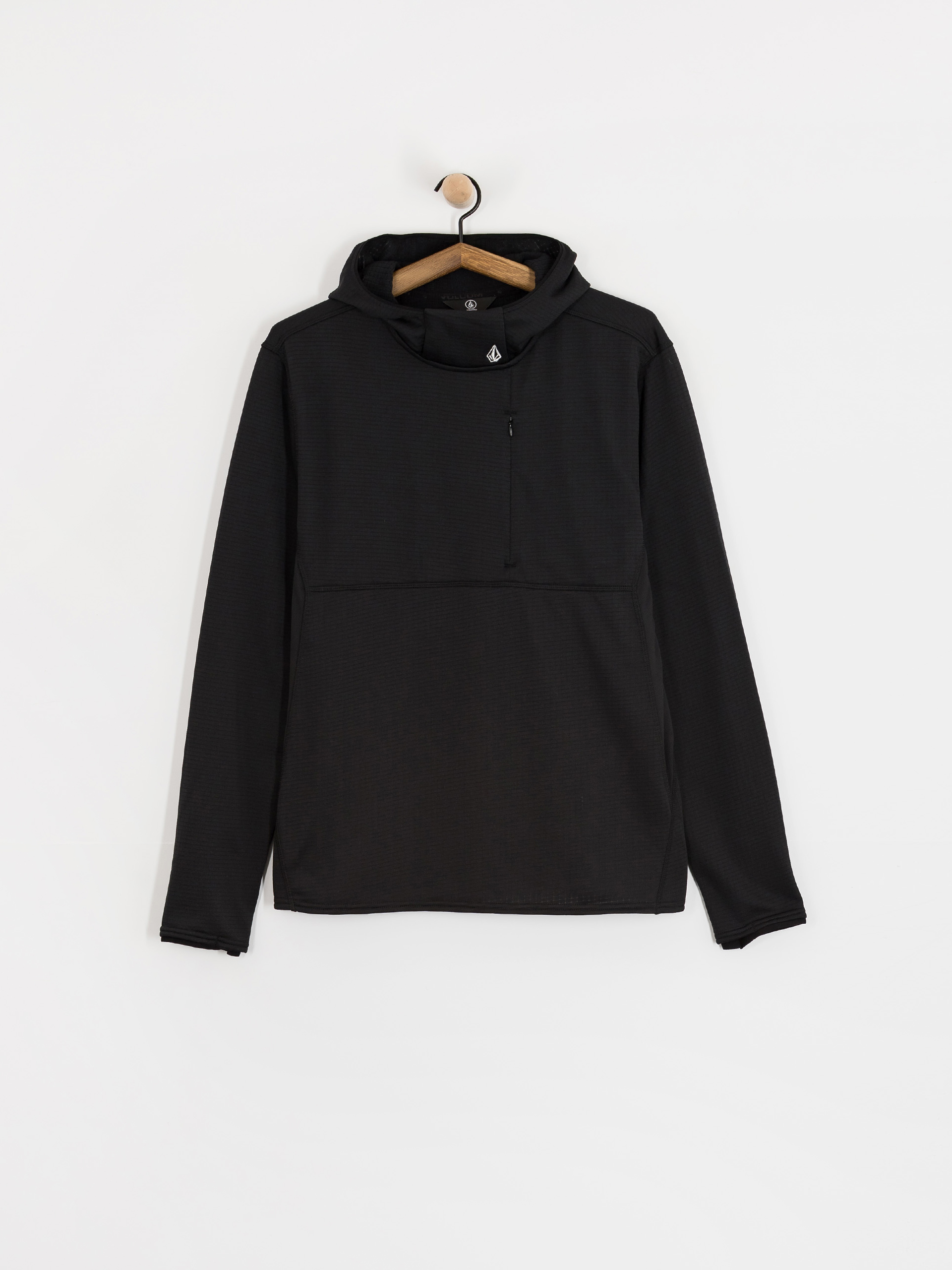 Pánska Mikina s kapucňou Volcom Gridlock HD (black)