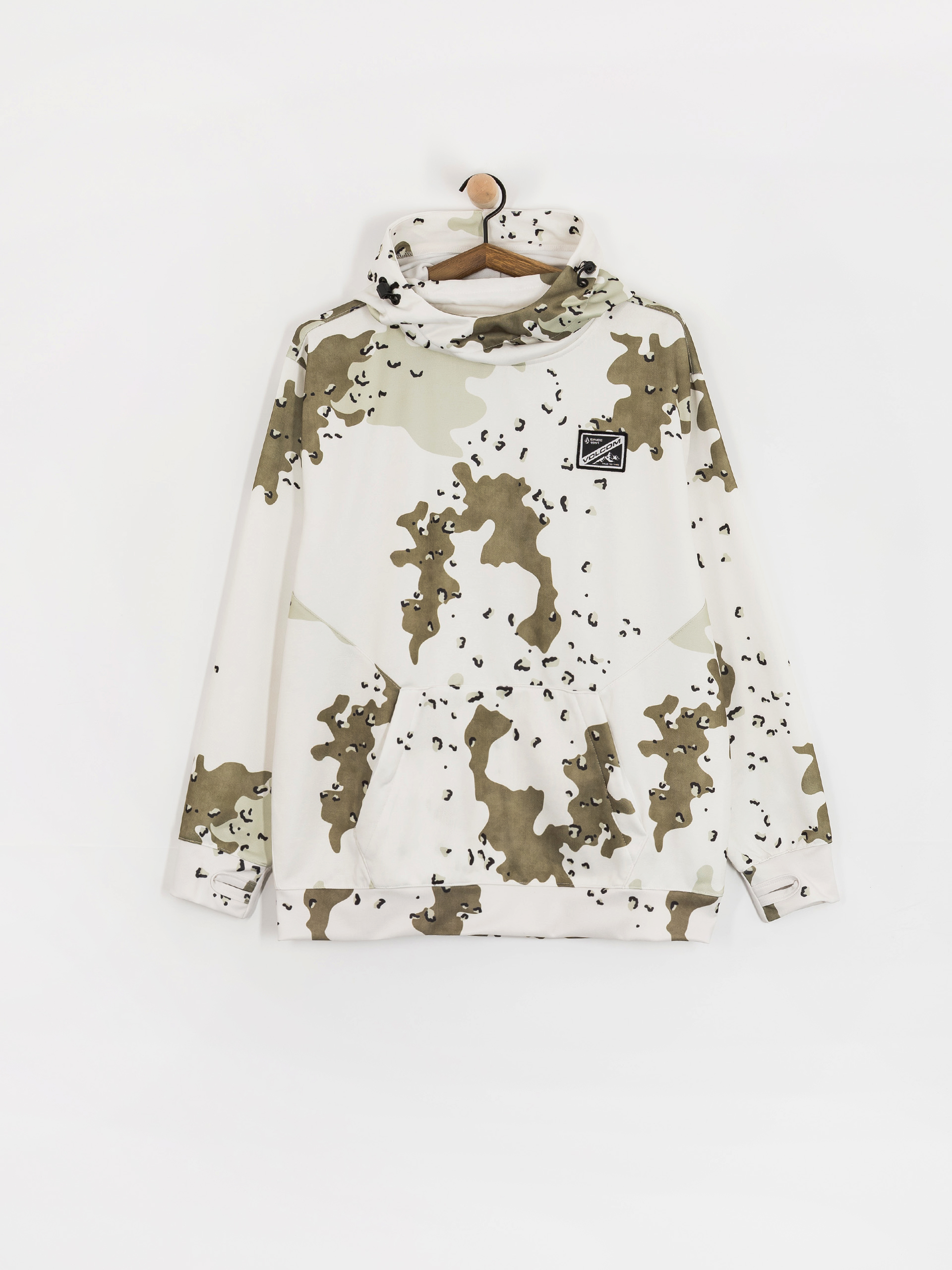 Mikina s kapucňou Volcom Hydro Riding HD (white)