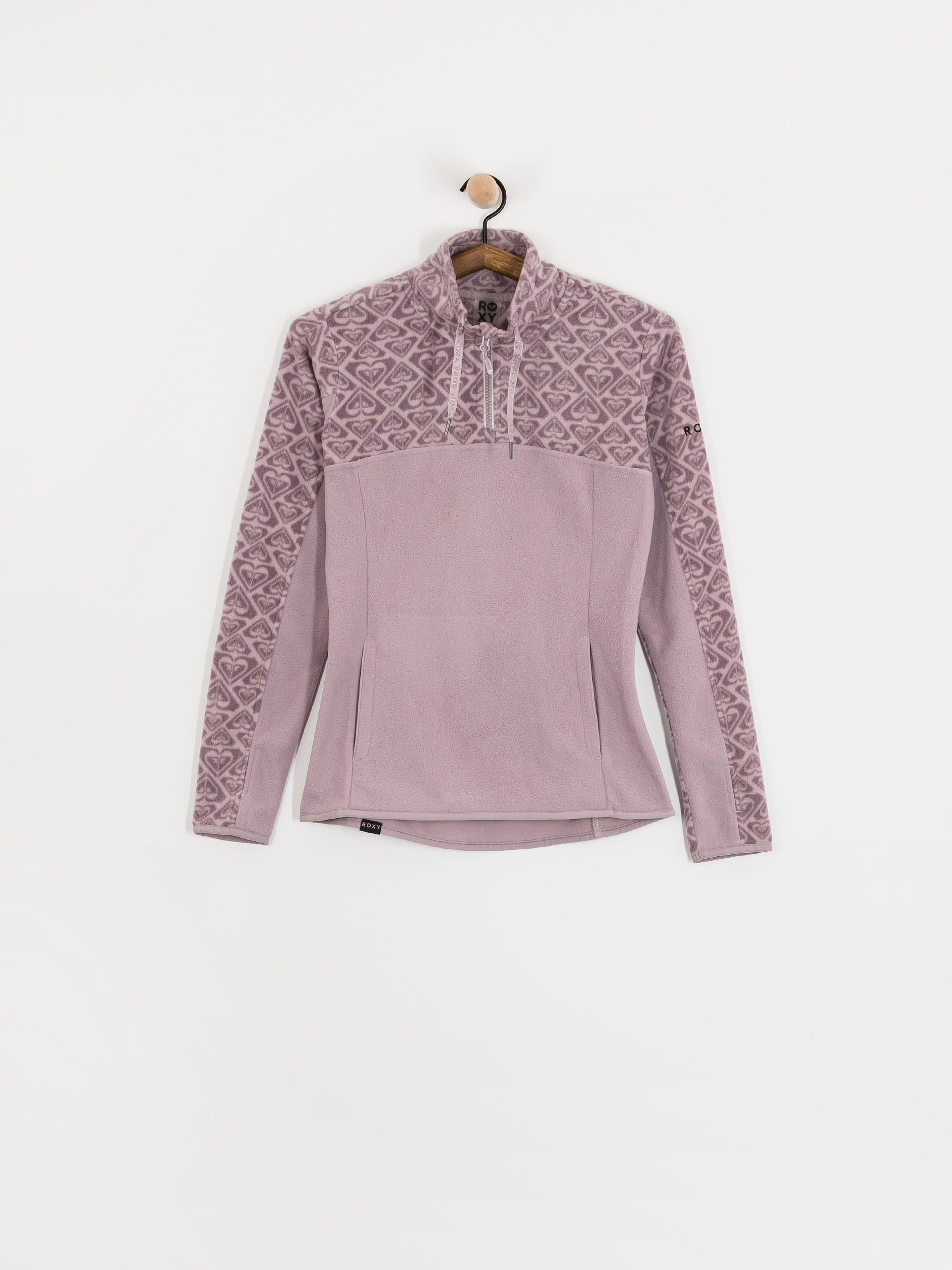 Dámsky Flísová mikina Roxy Sayna Half Zip (nirvana be bold plaid rg)
