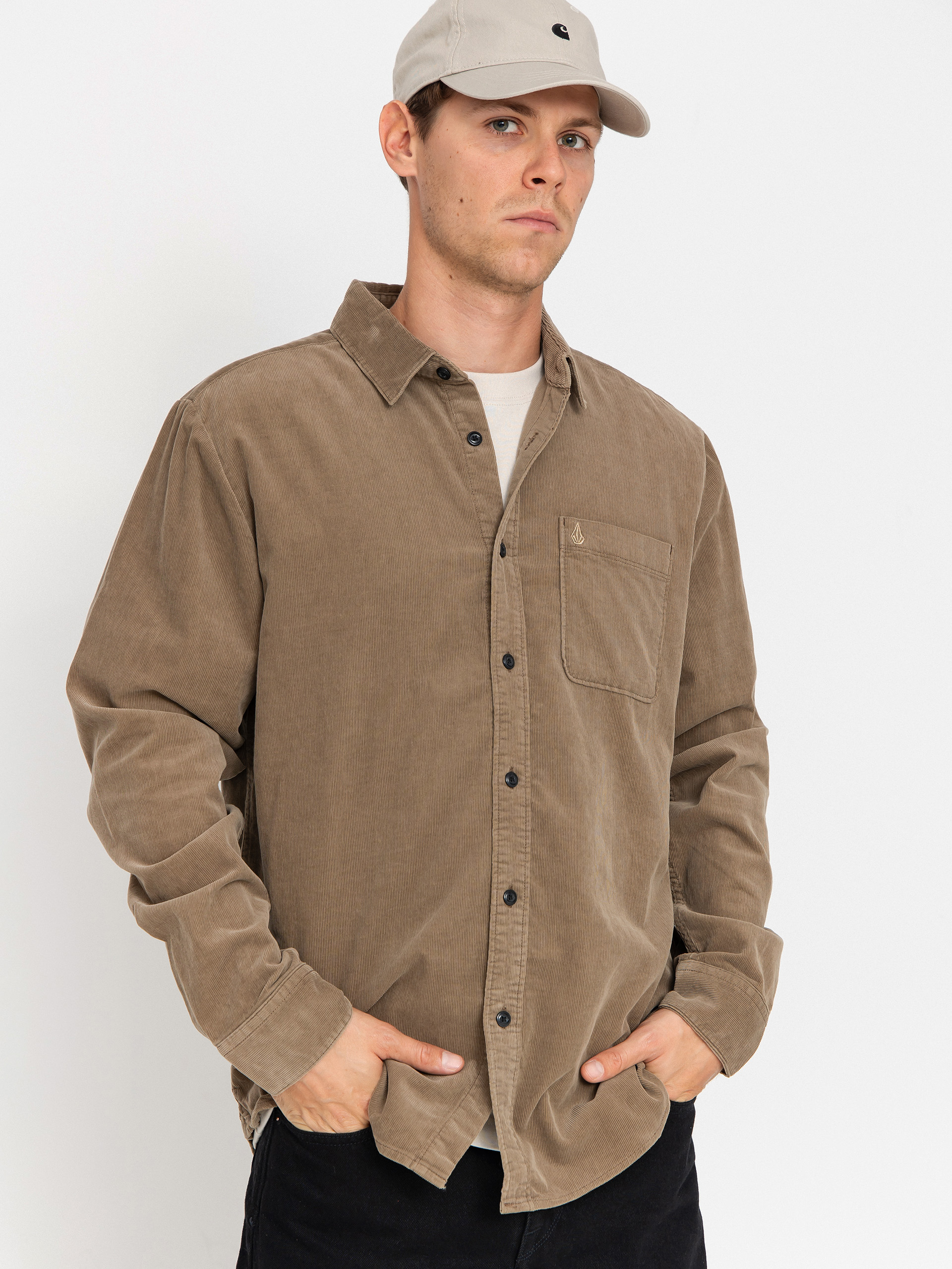 Košeľa Volcom Zander (teak)