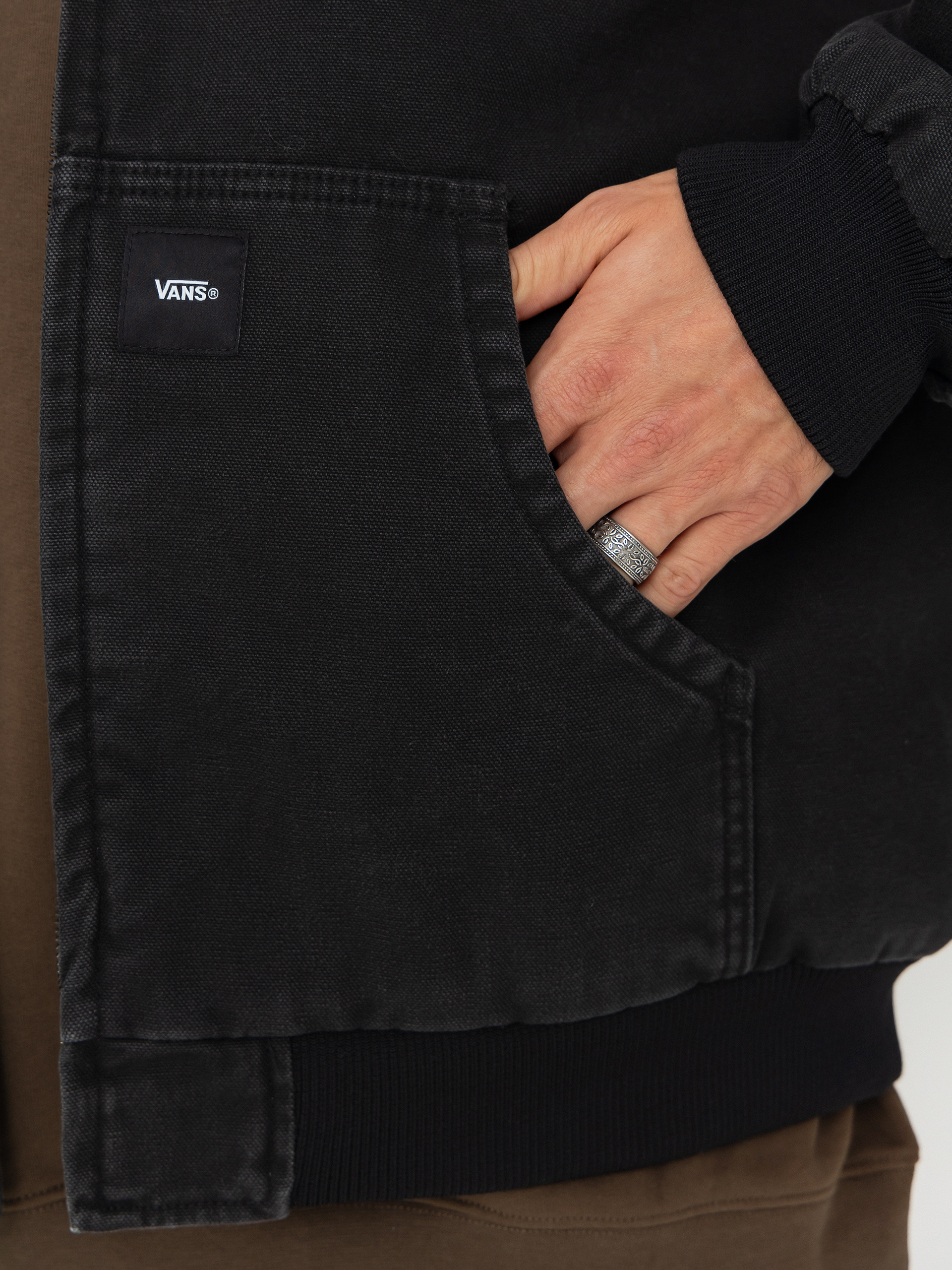 Bunda Vans Workwear Canvas Full Zip (black)