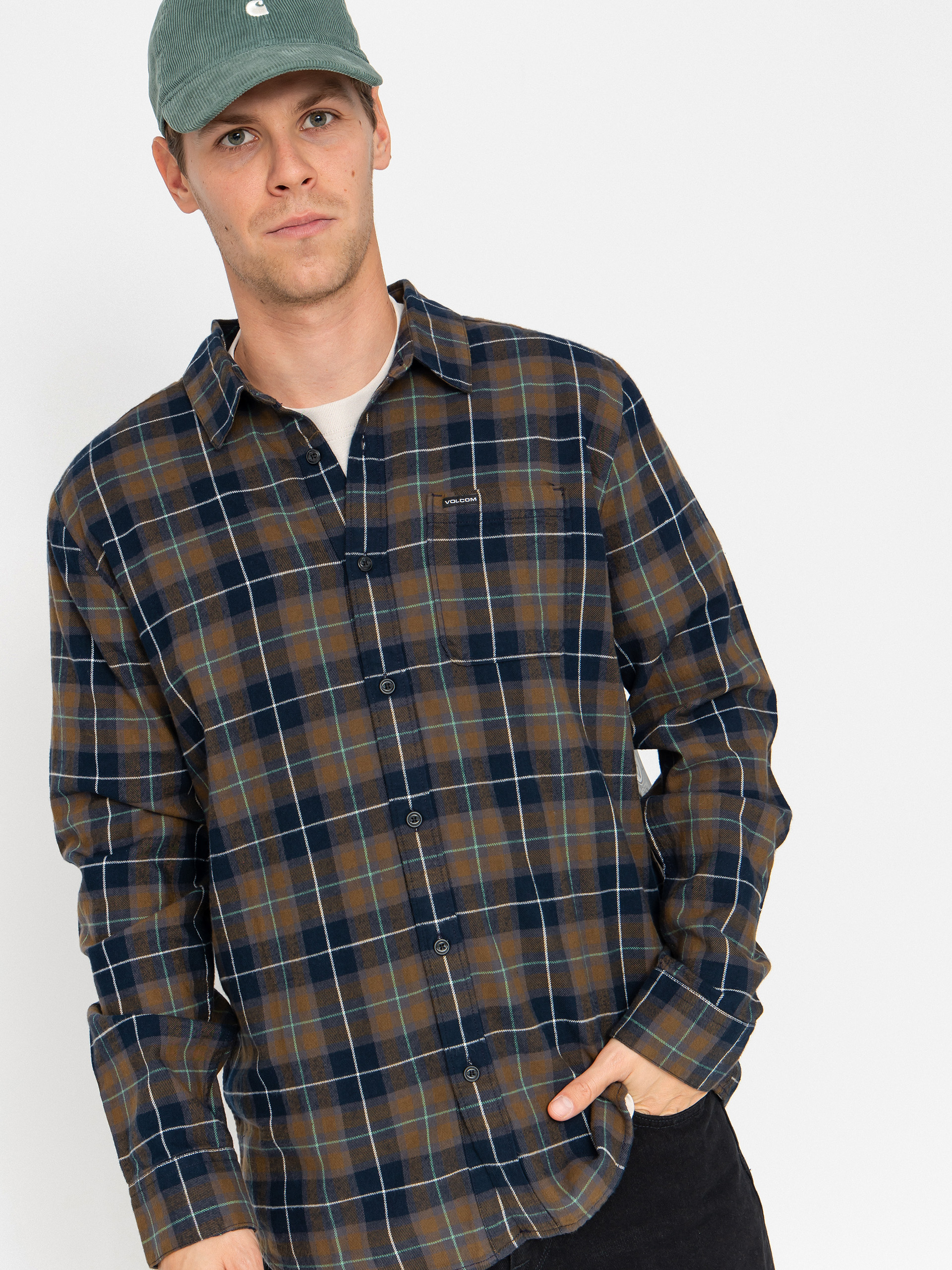 Kou0161eu013ea Volcom Caden Plaid (navy)