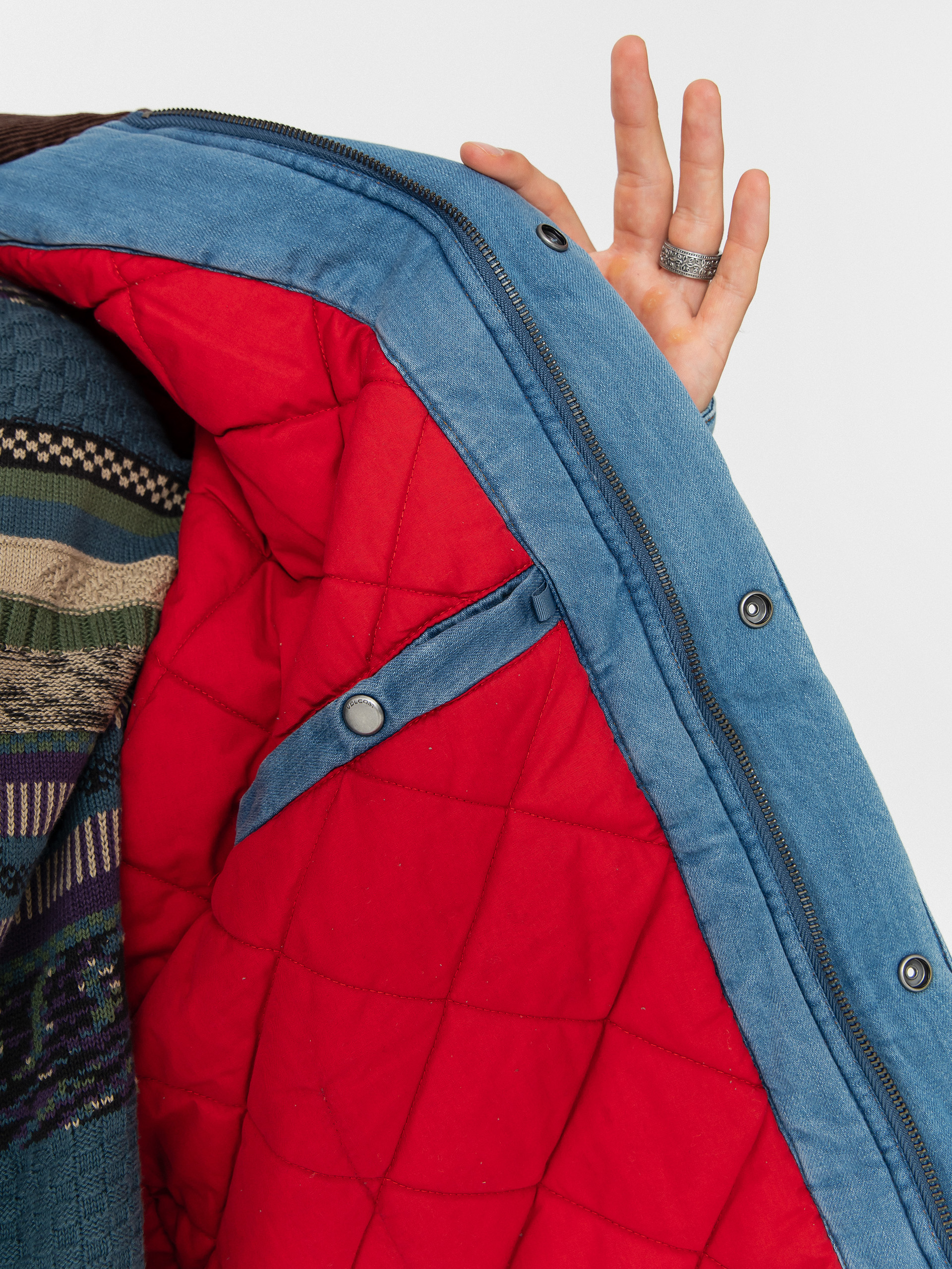 Bunda Volcom Stonewish (denim)