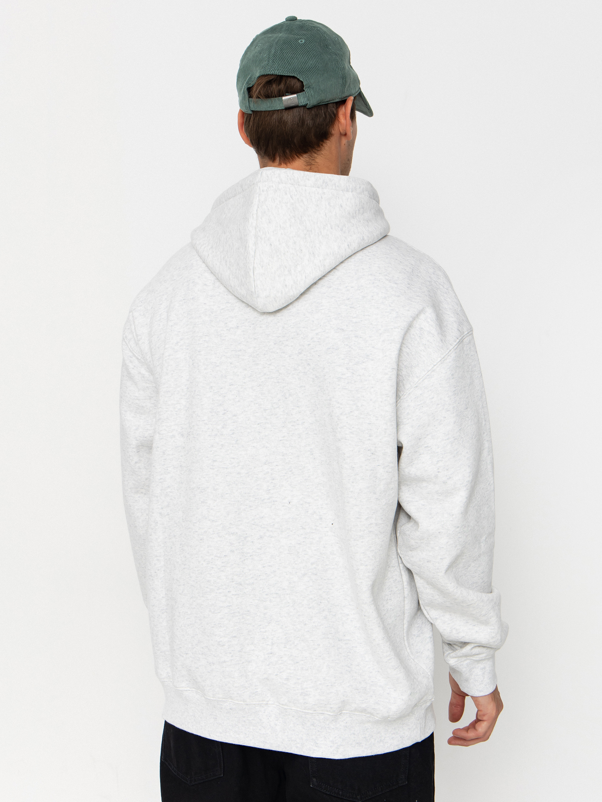 Mikina s kapucňou Volcom Issam HD (bone heather)