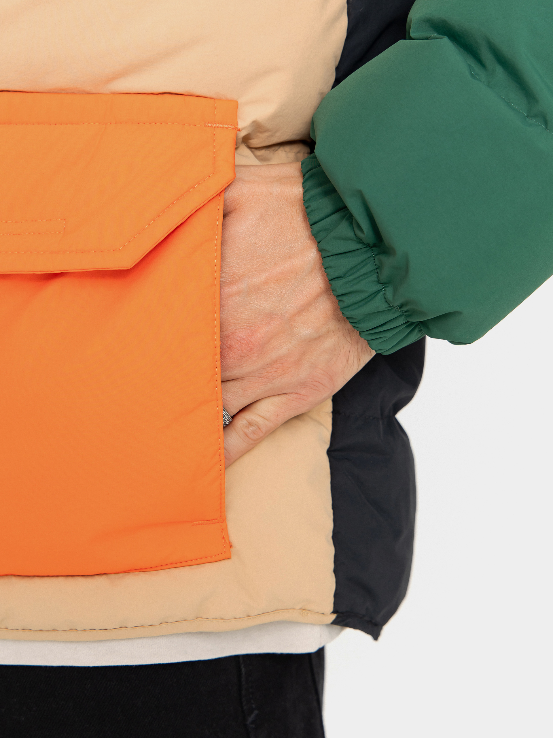 Bunda Columbia Wallowa Down Hooded (canoe/zing/rain forest/black)