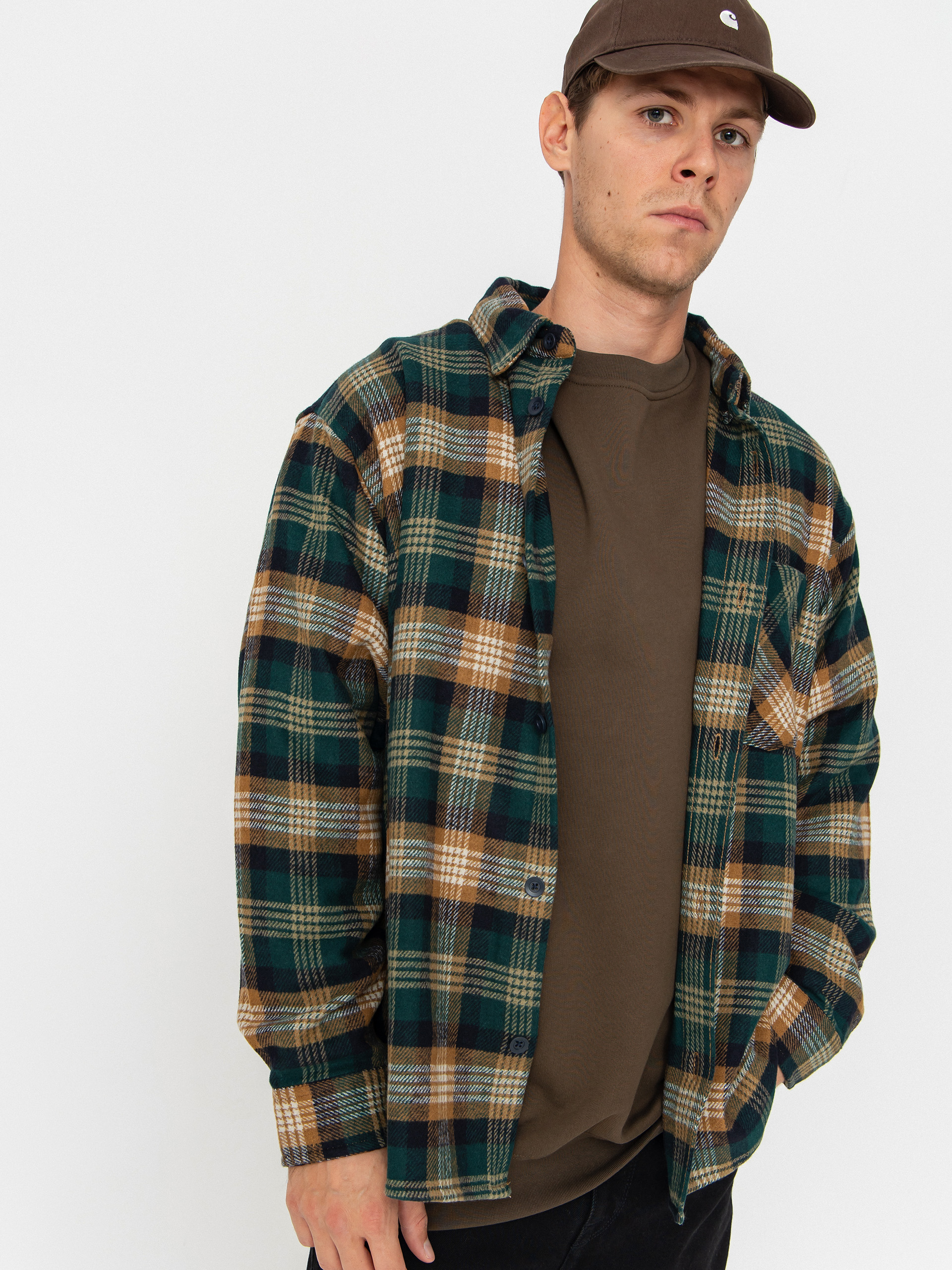Kou0161eu013ea Carhartt WIP Dern (dern check/hamilton brown)