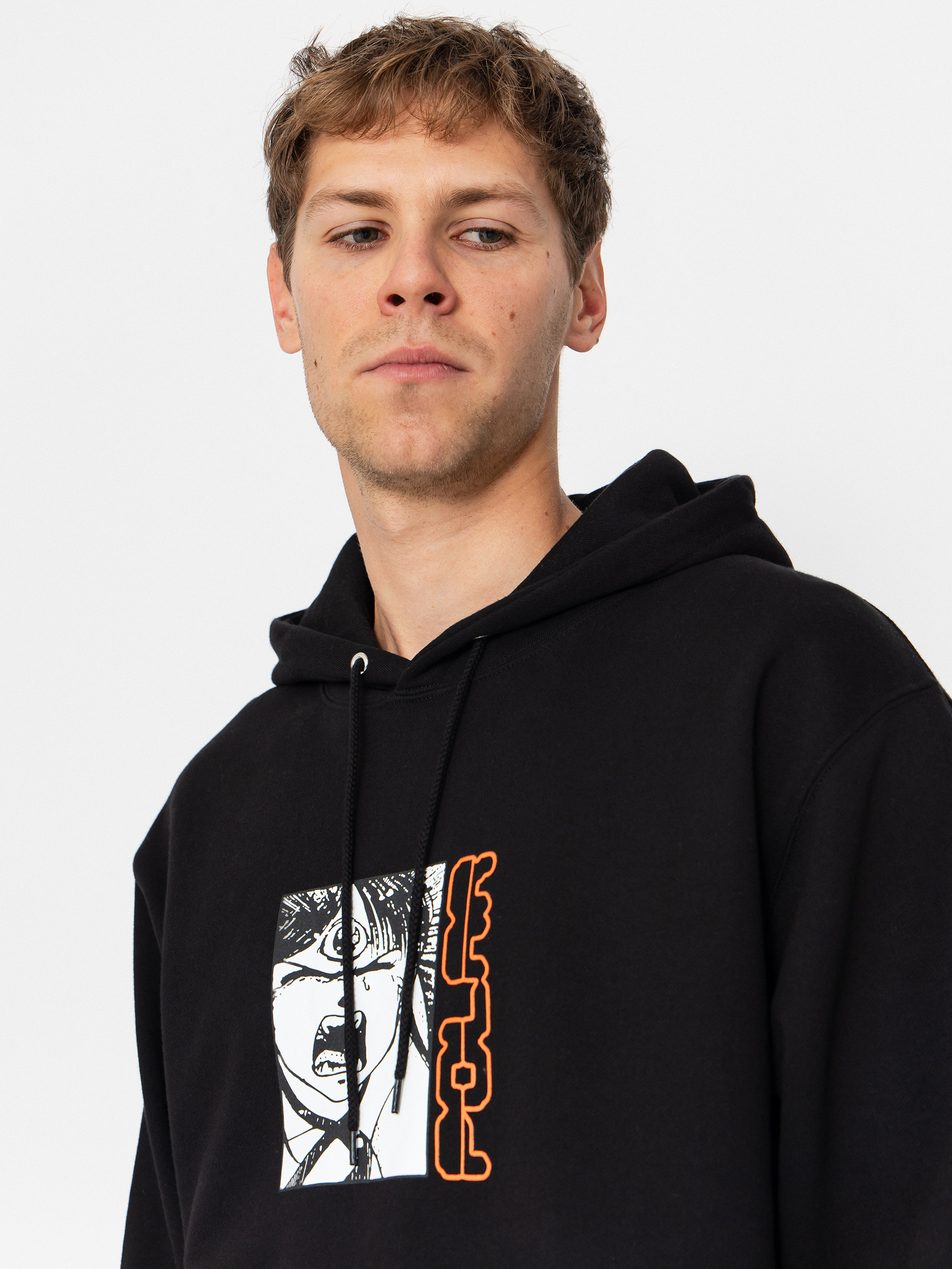 Mikina s kapucňou Polar Skate Dave Third Eye HD (black)
