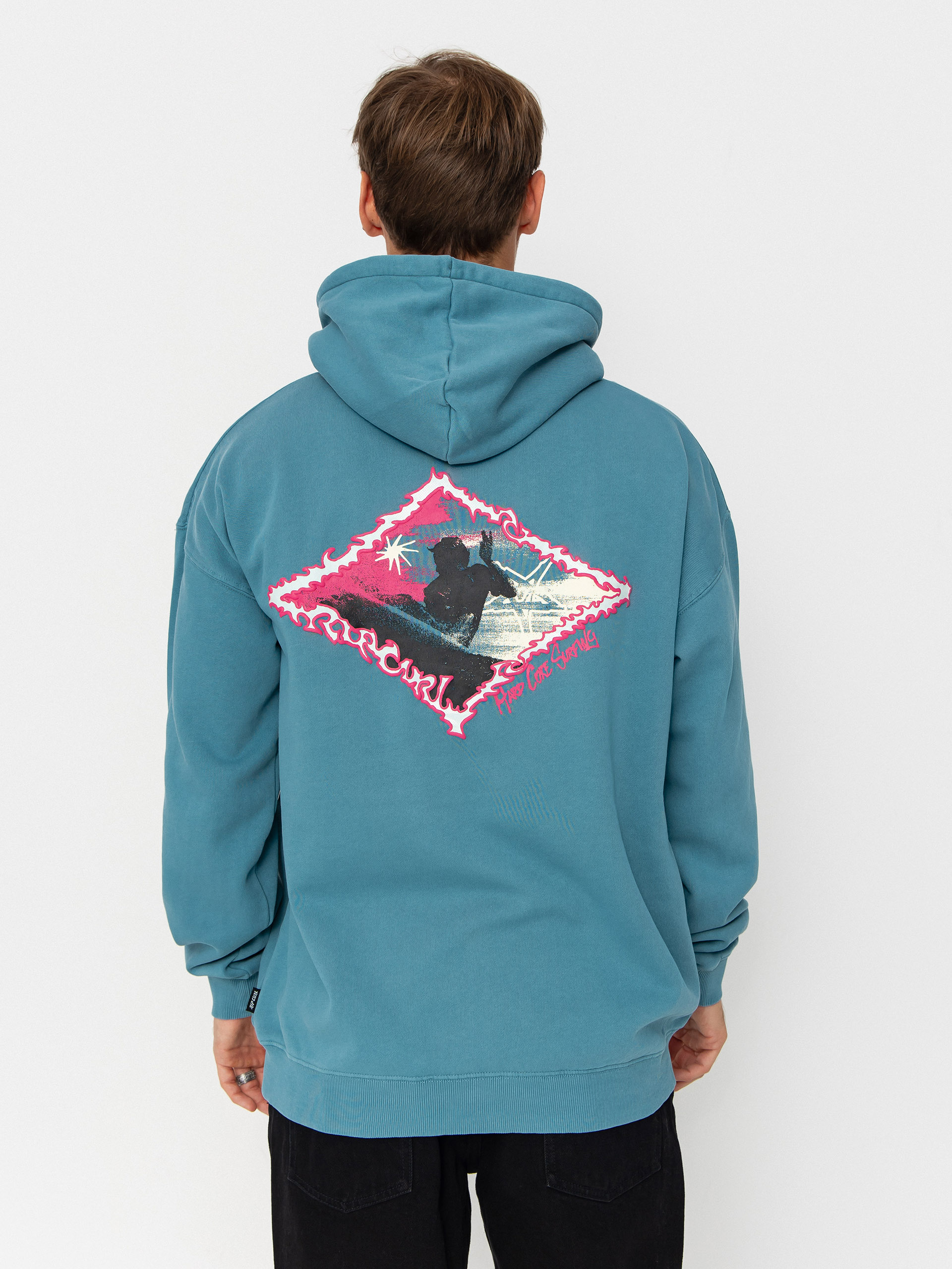 Mikina s kapucňou Rip Curl Raw Energy HD (storm blue)