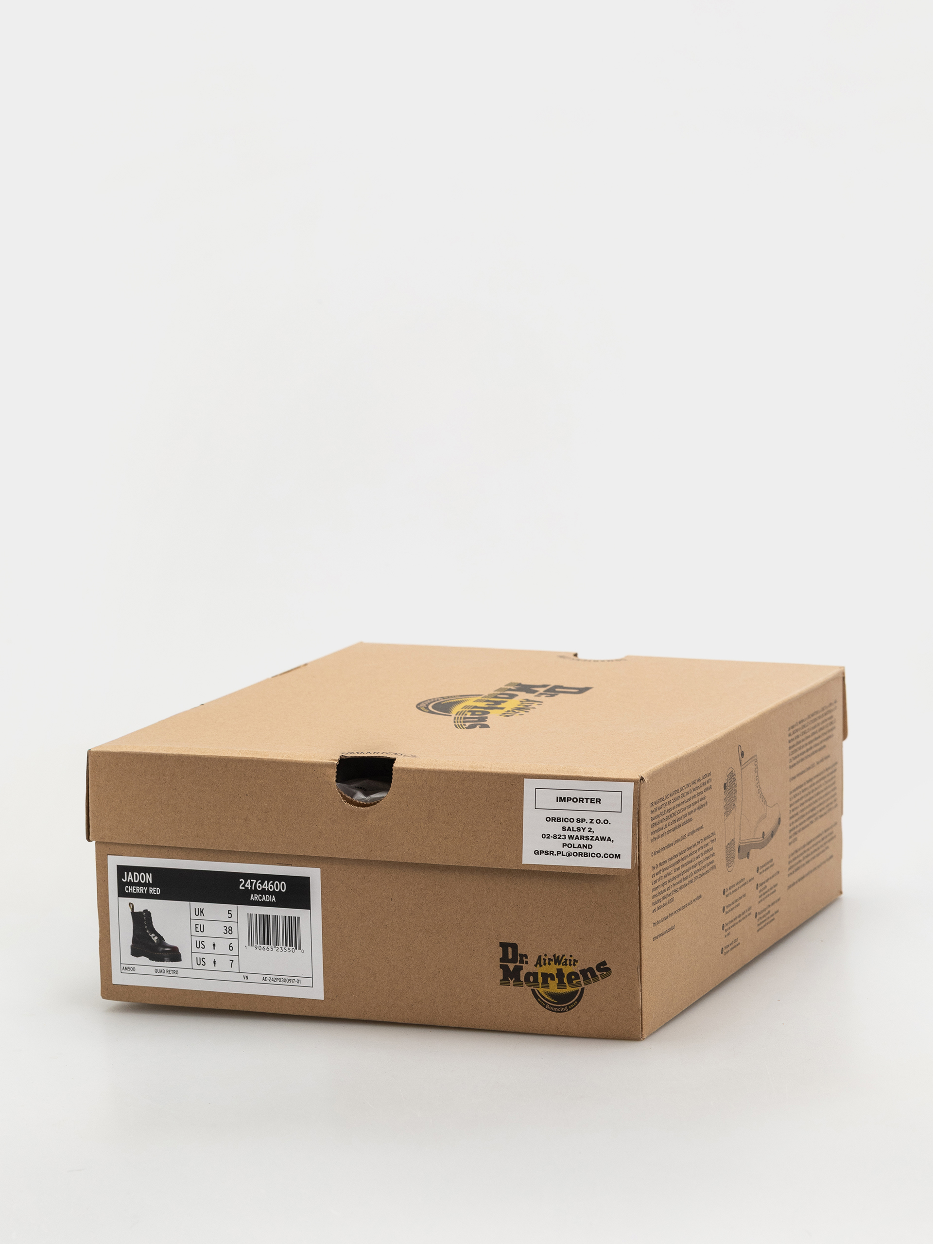 Topánky Dr. Martens Jadon (cherry red arcadia)