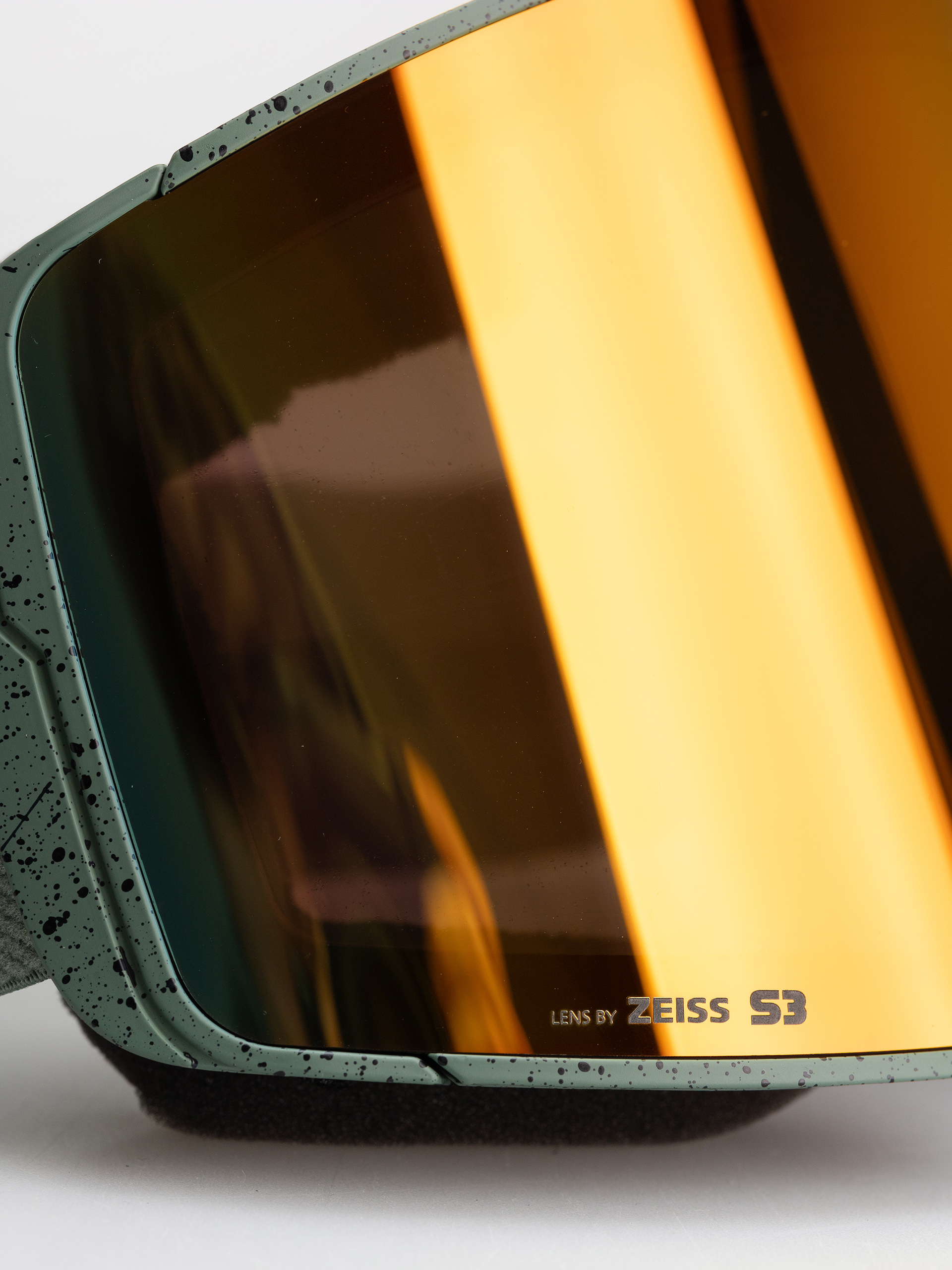 Snowboardové okuliare Quiksilver Storm Mg (dark ivy/clux ml red s3)