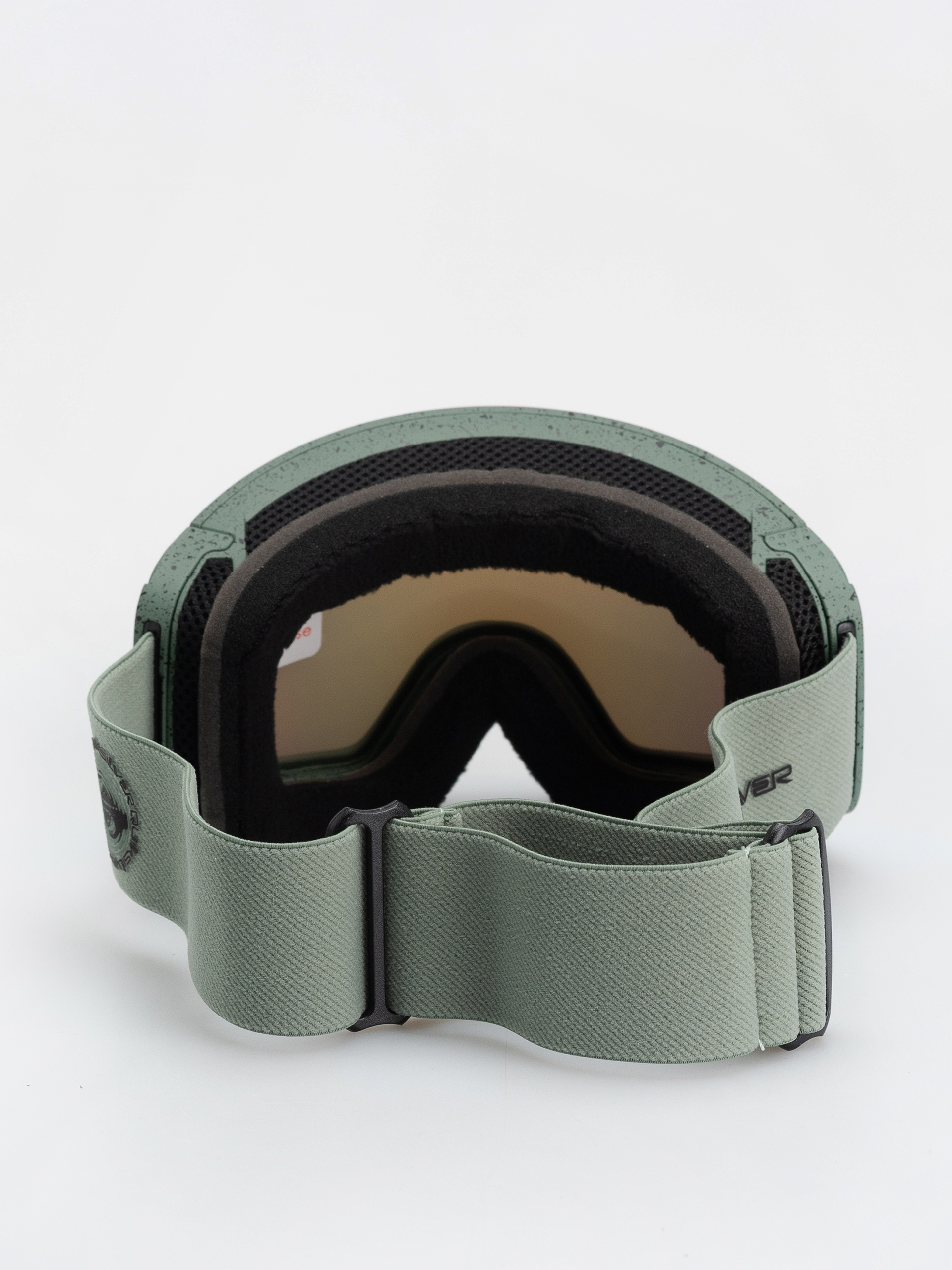 Snowboardové okuliare Quiksilver Storm Mg (dark ivy/clux ml red s3)