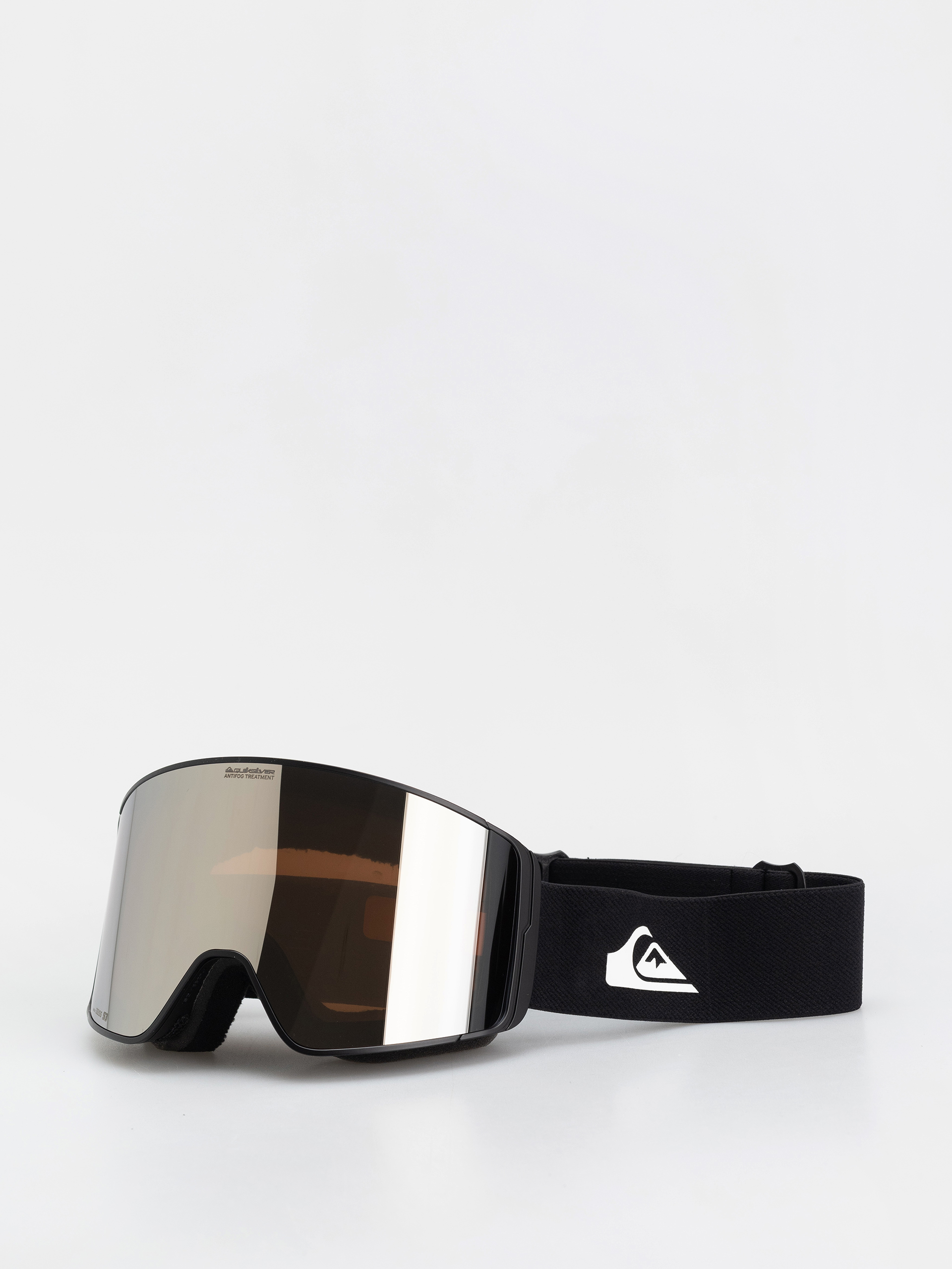 Snowboardovu00e9 okuliare Quiksilver Storm Mg (black/ black clux ml silver s3)