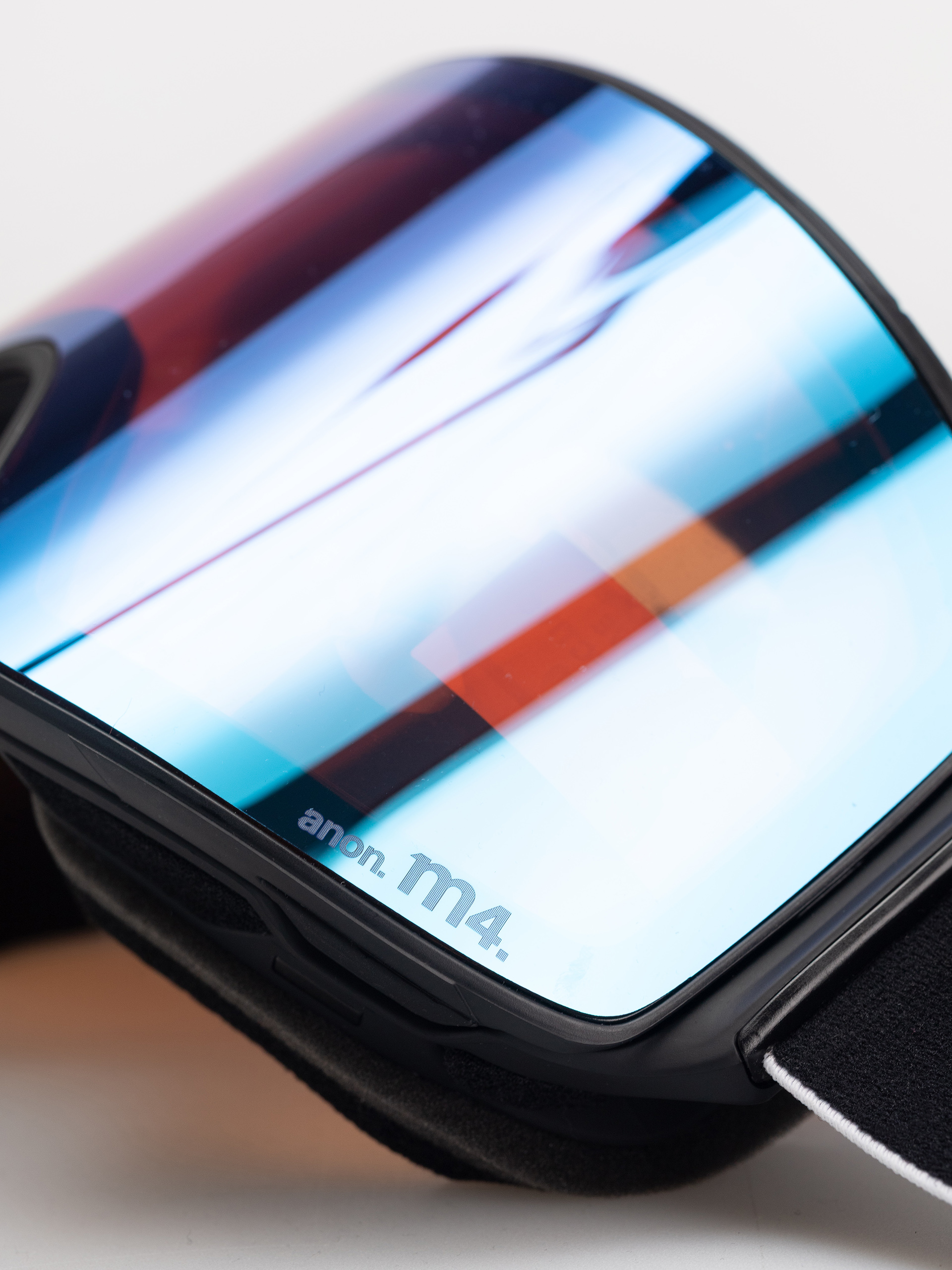 Snowboardové okuliare Anon M4 Cylindrical Mfi (black/perceive variable blue)