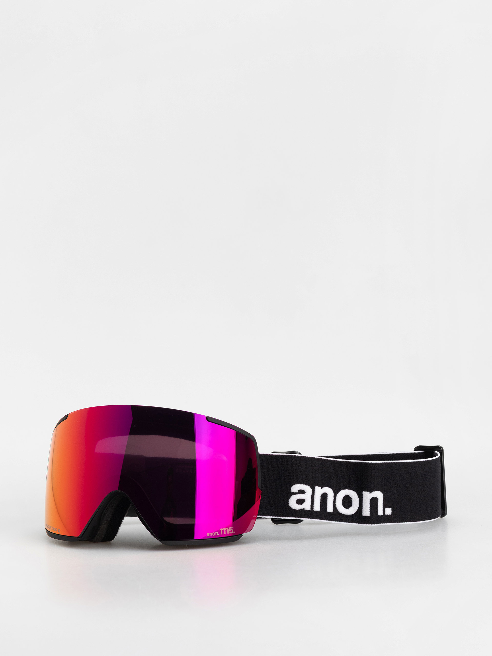 Snowboardové okuliare Anon M5 (black/perceive sunny red)