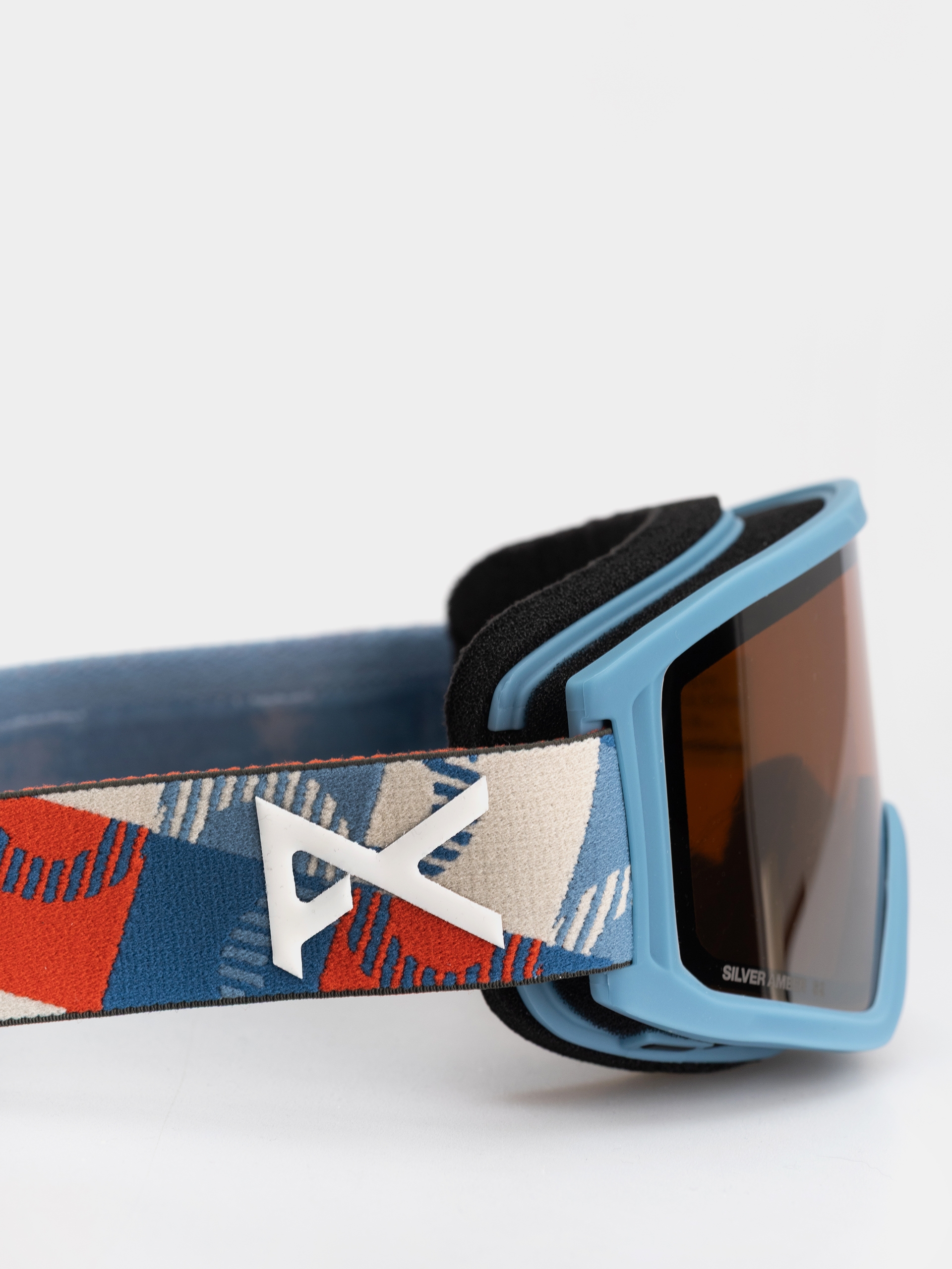 Snowboardové okuliare Anon Tracker 2.0 JR (patchwork/silver amber)