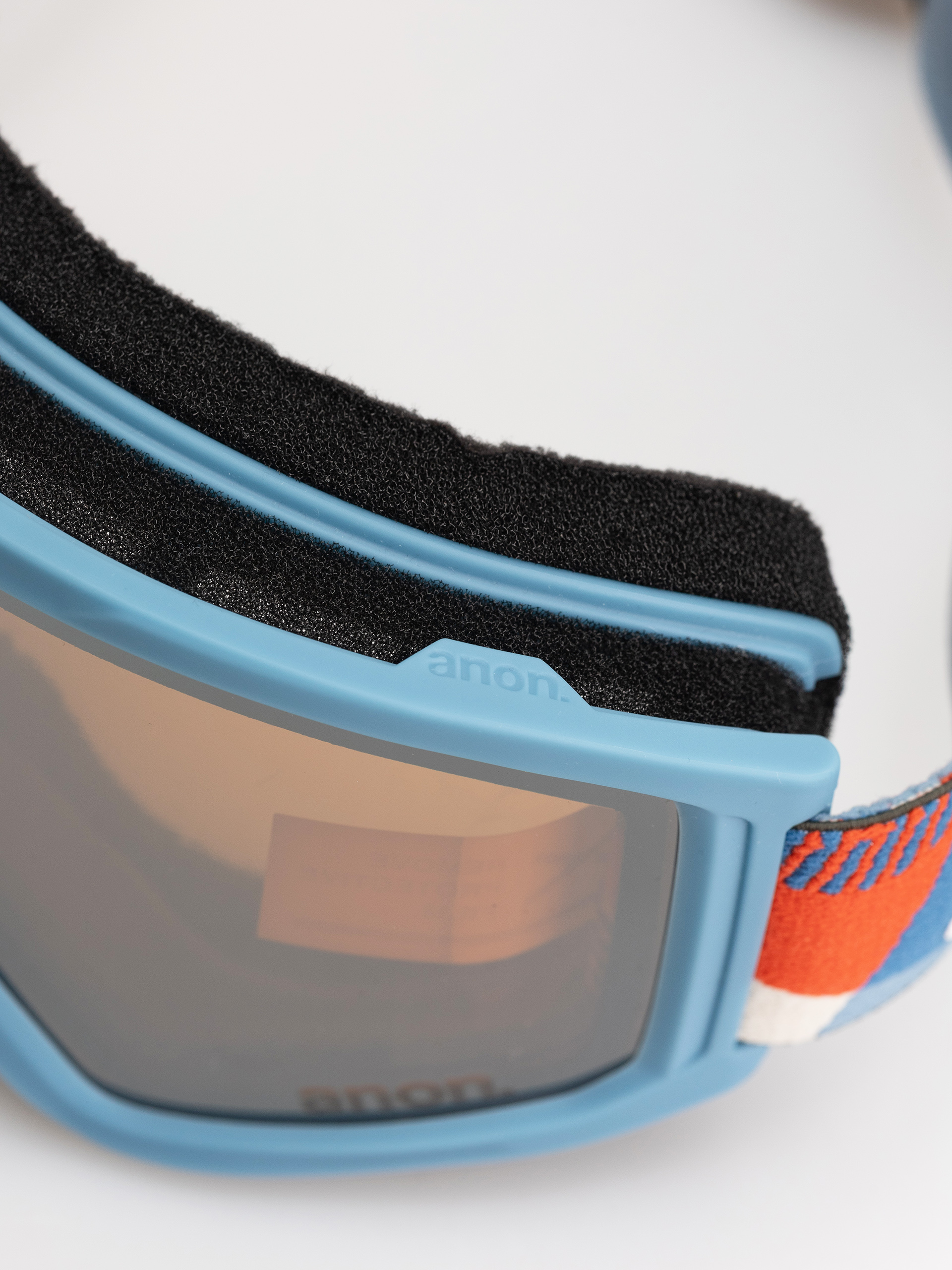 Snowboardové okuliare Anon Tracker 2.0 JR (patchwork/silver amber)