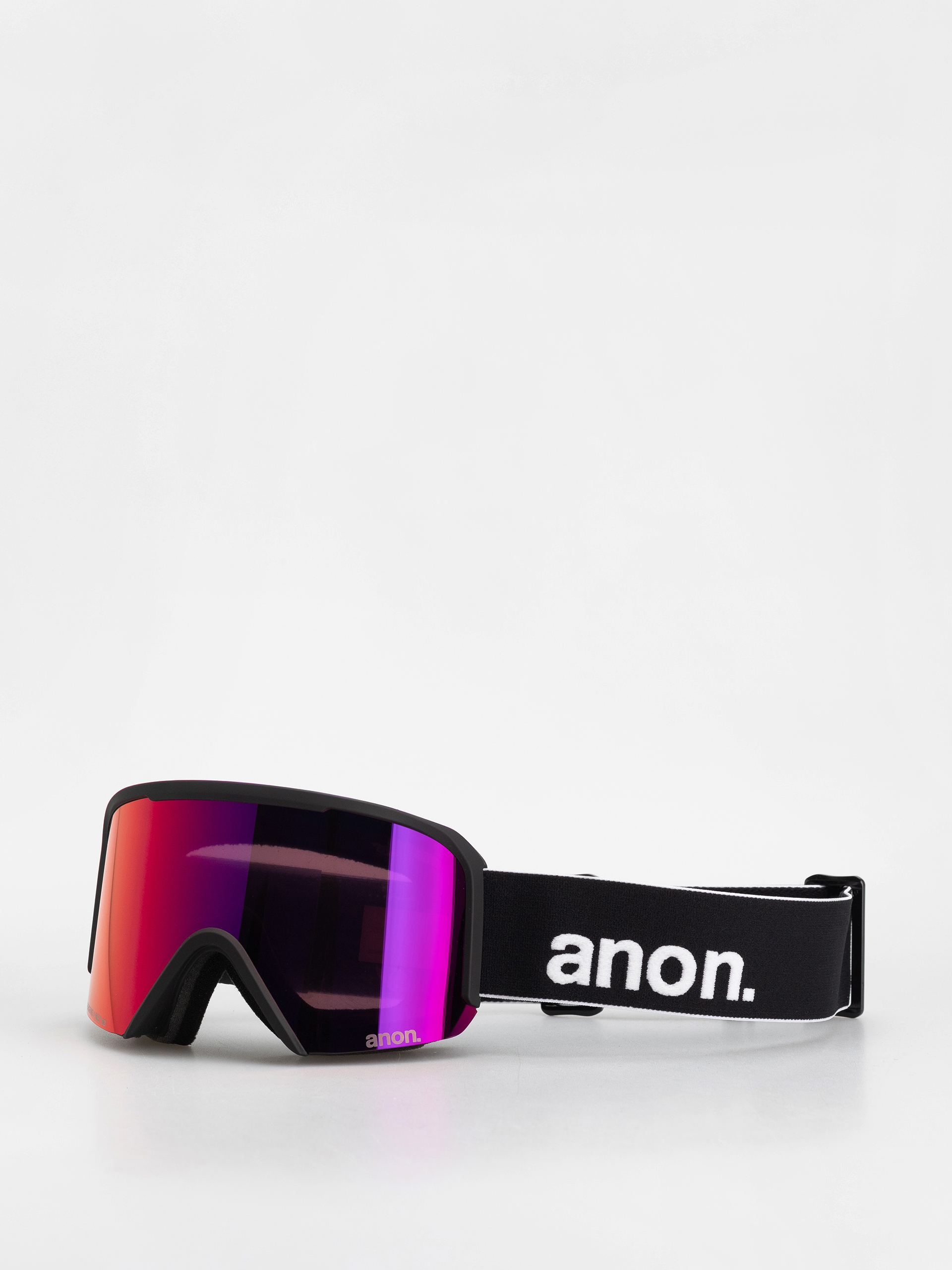 Snowboardovu00e9 okuliare Anon Nesa (black/perceive sunny red)