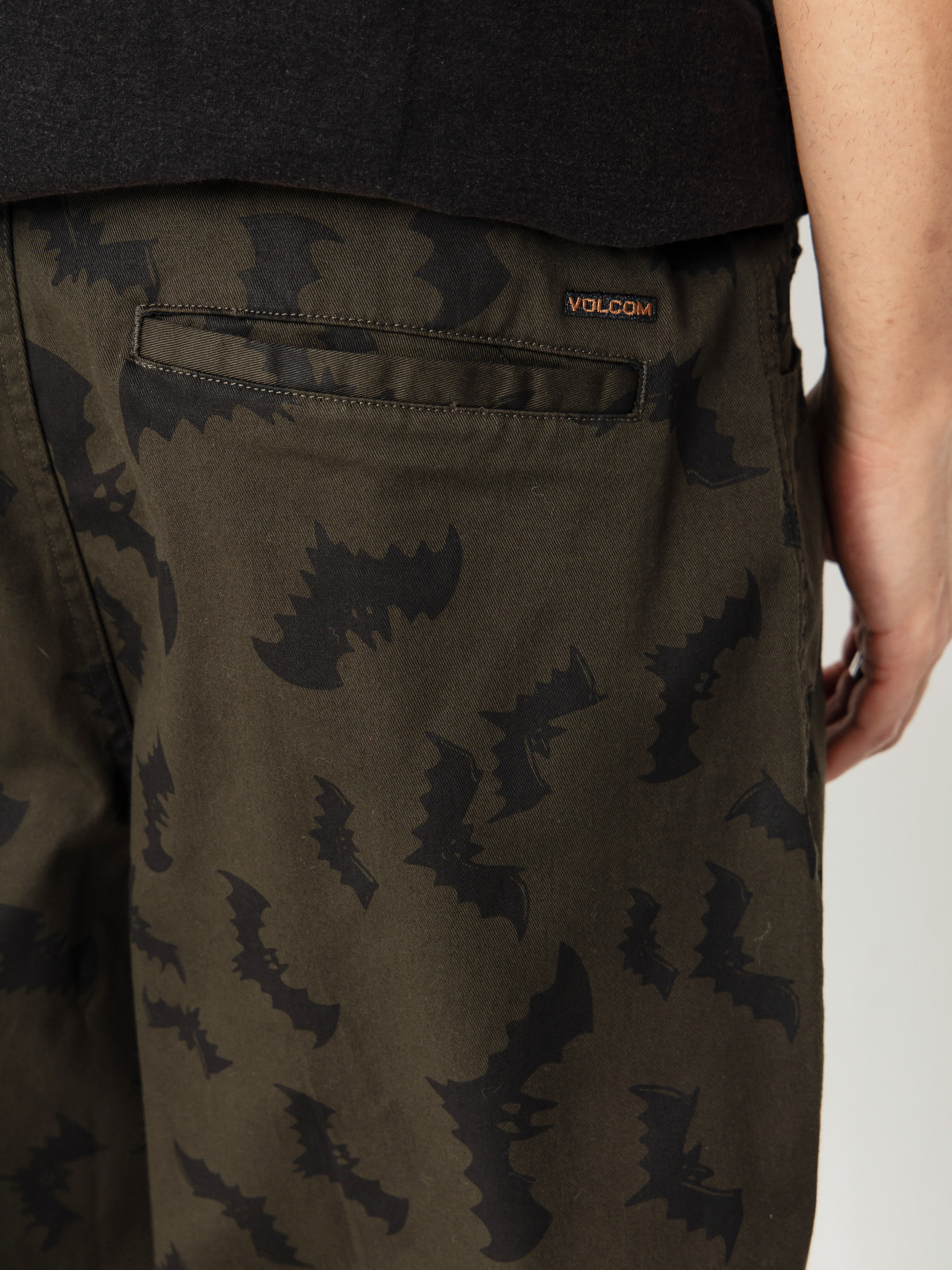 Nohavice Volcom Fa Jj Villard Ew (rinsed black)