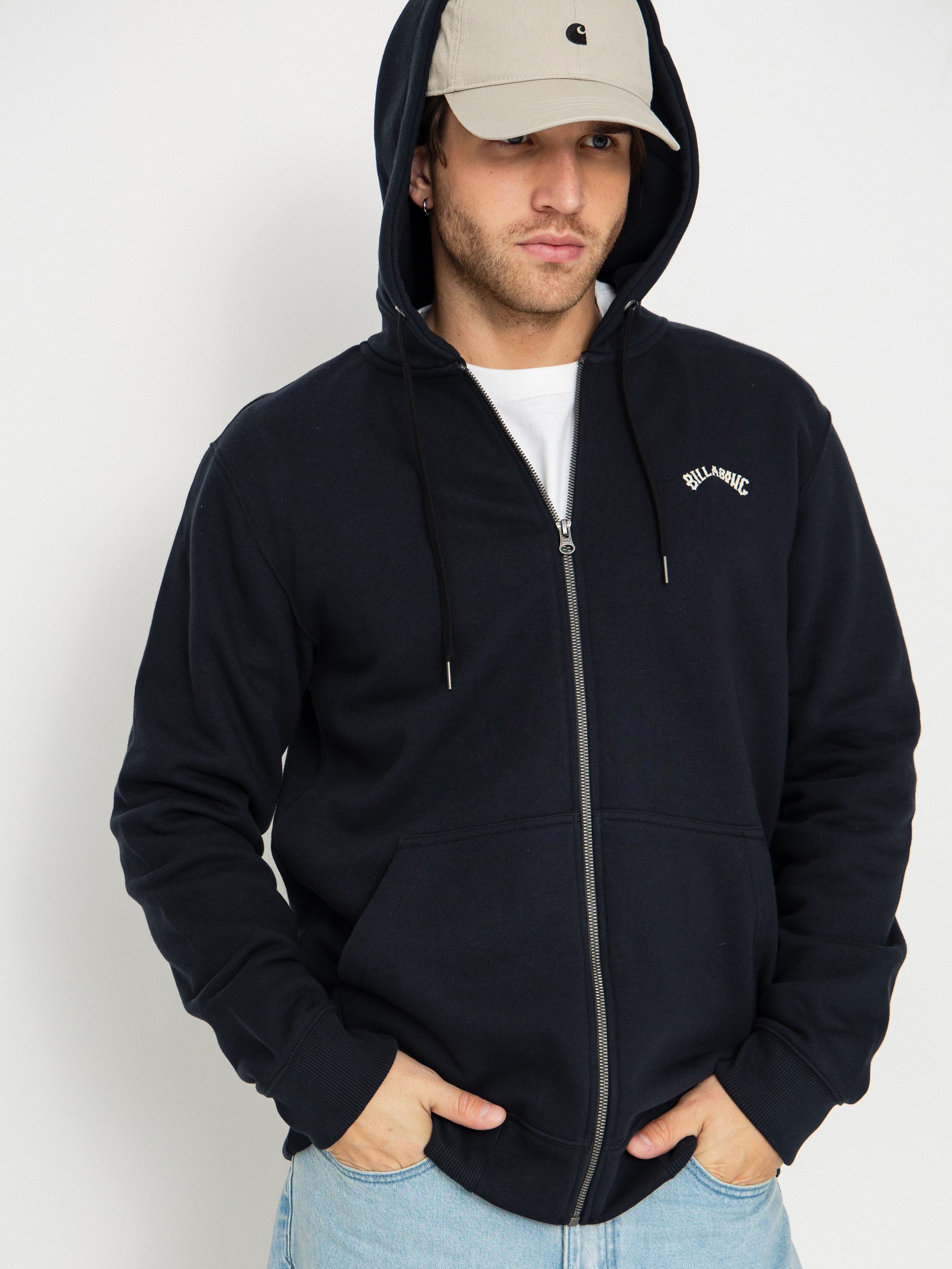 Mikina s kapucňou Billabong Arch ZHD (black)