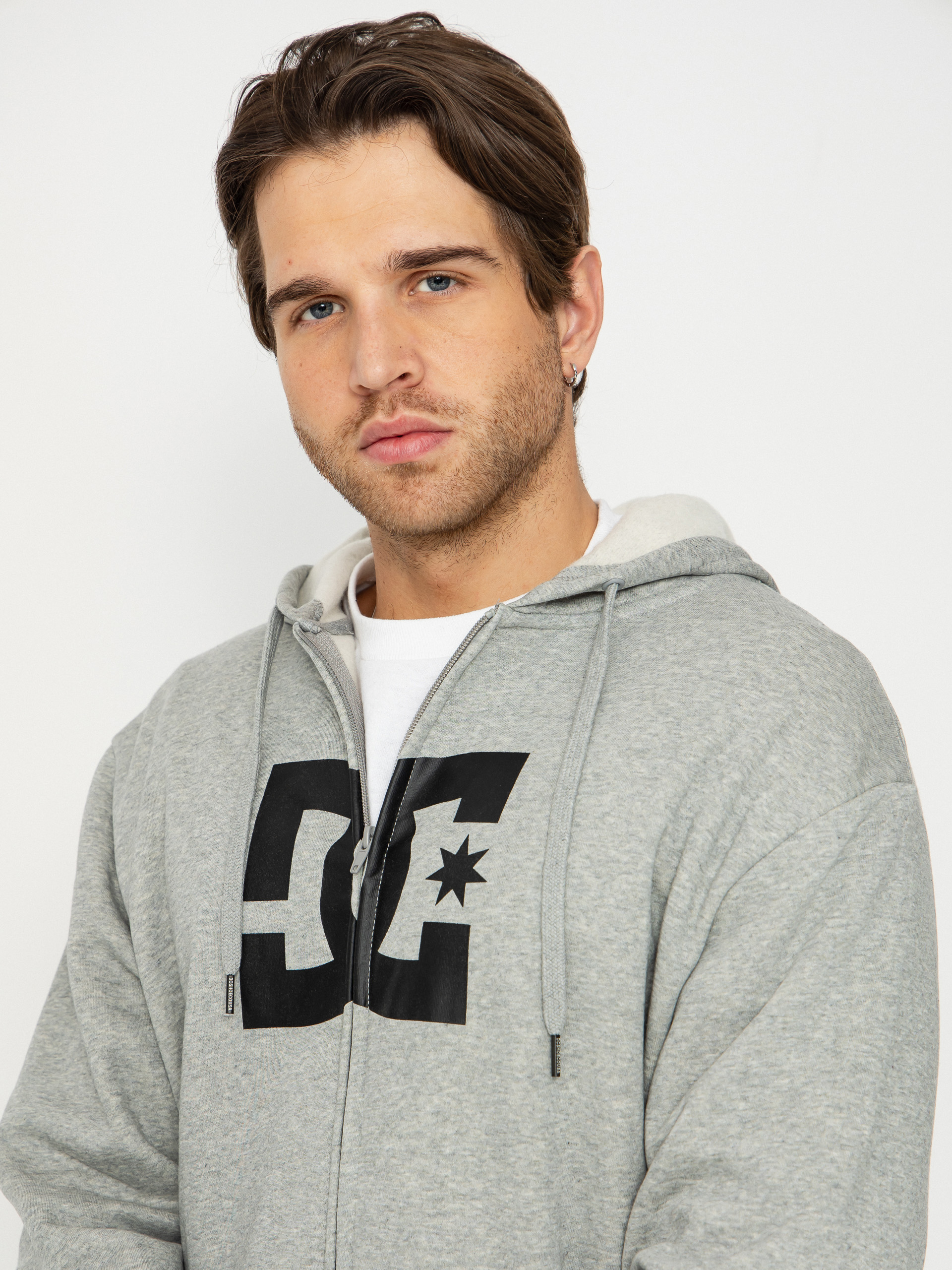 Mikina s kapucňou DC Star ZHD (heather grey)