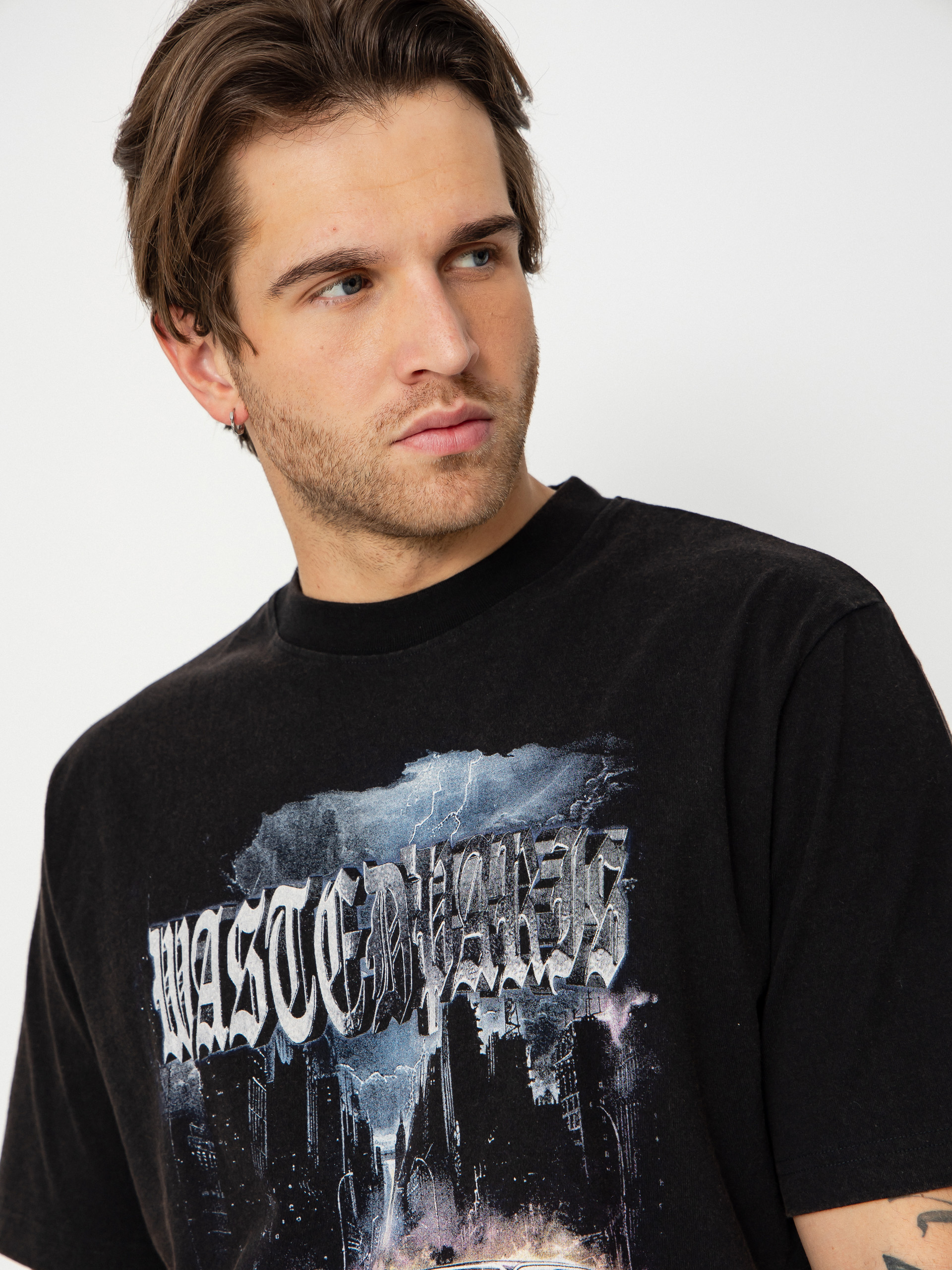 Tričko Wasted Paris Run (faded black)