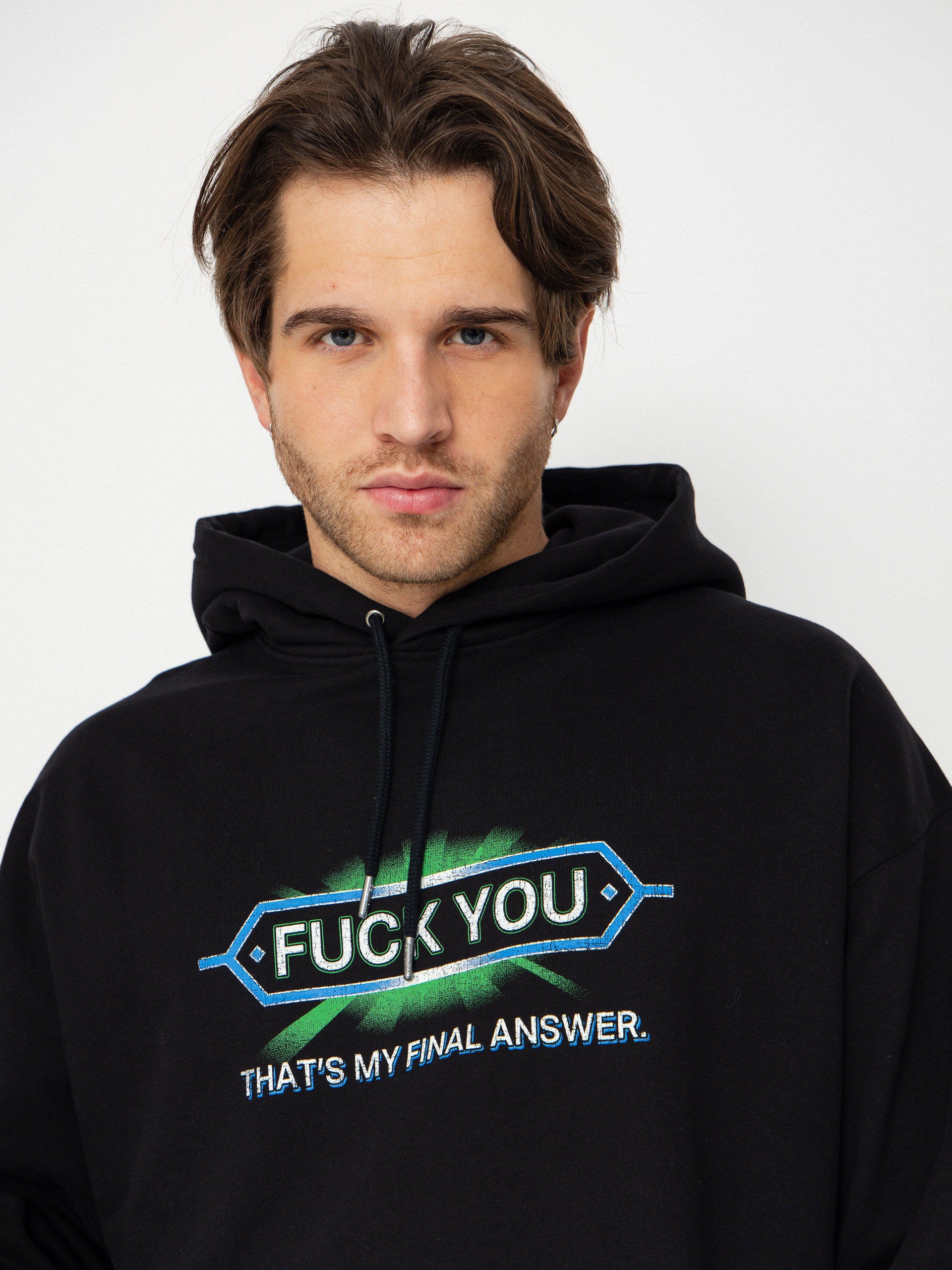 Mikina s kapucňou Wasted Paris Answear Boxy HD (black)