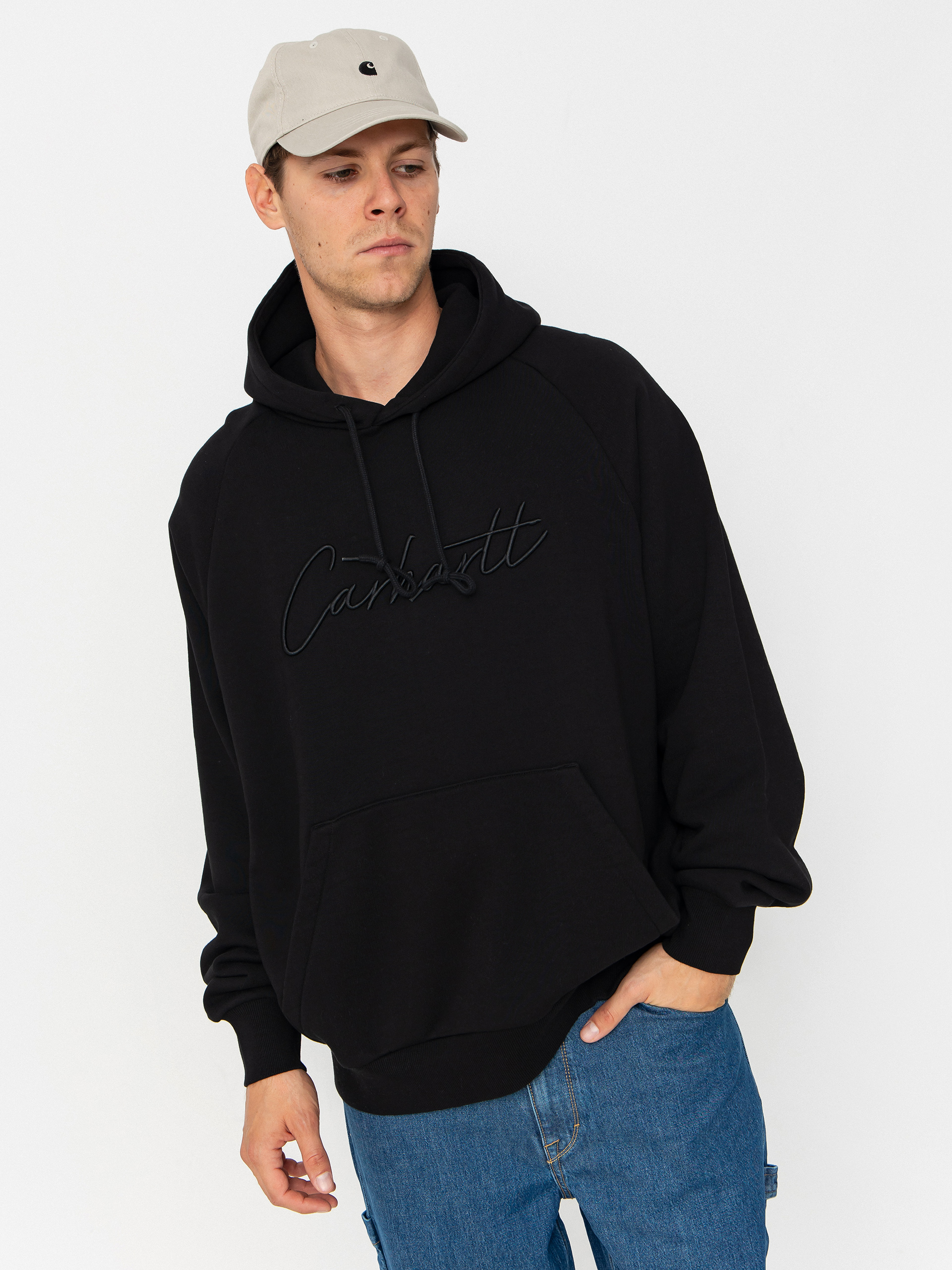 Mikina s kapucu0148ou Carhartt WIP Ray HD (black)