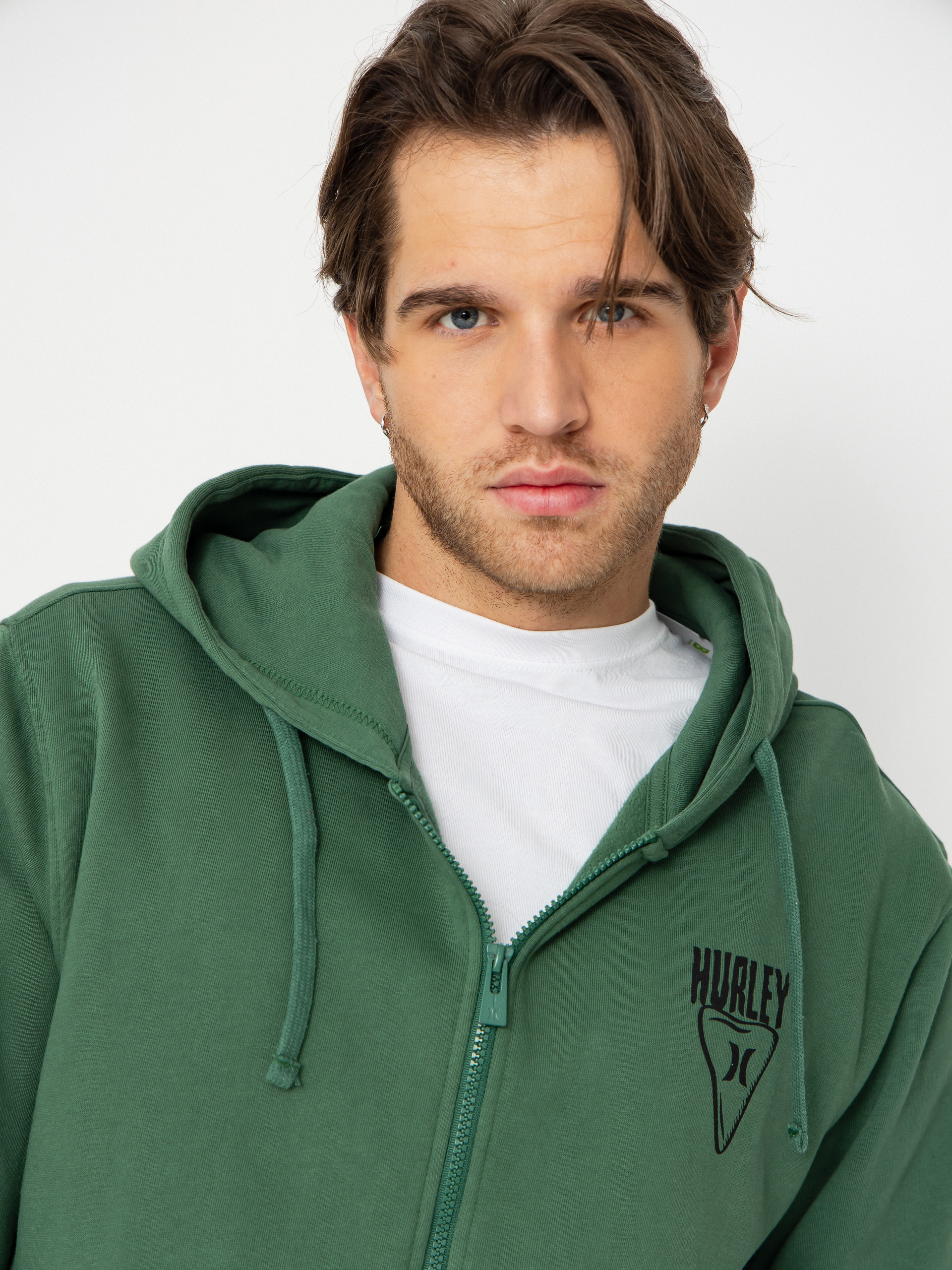 Mikina s kapucňou Hurley Sider ZHD (jungle)