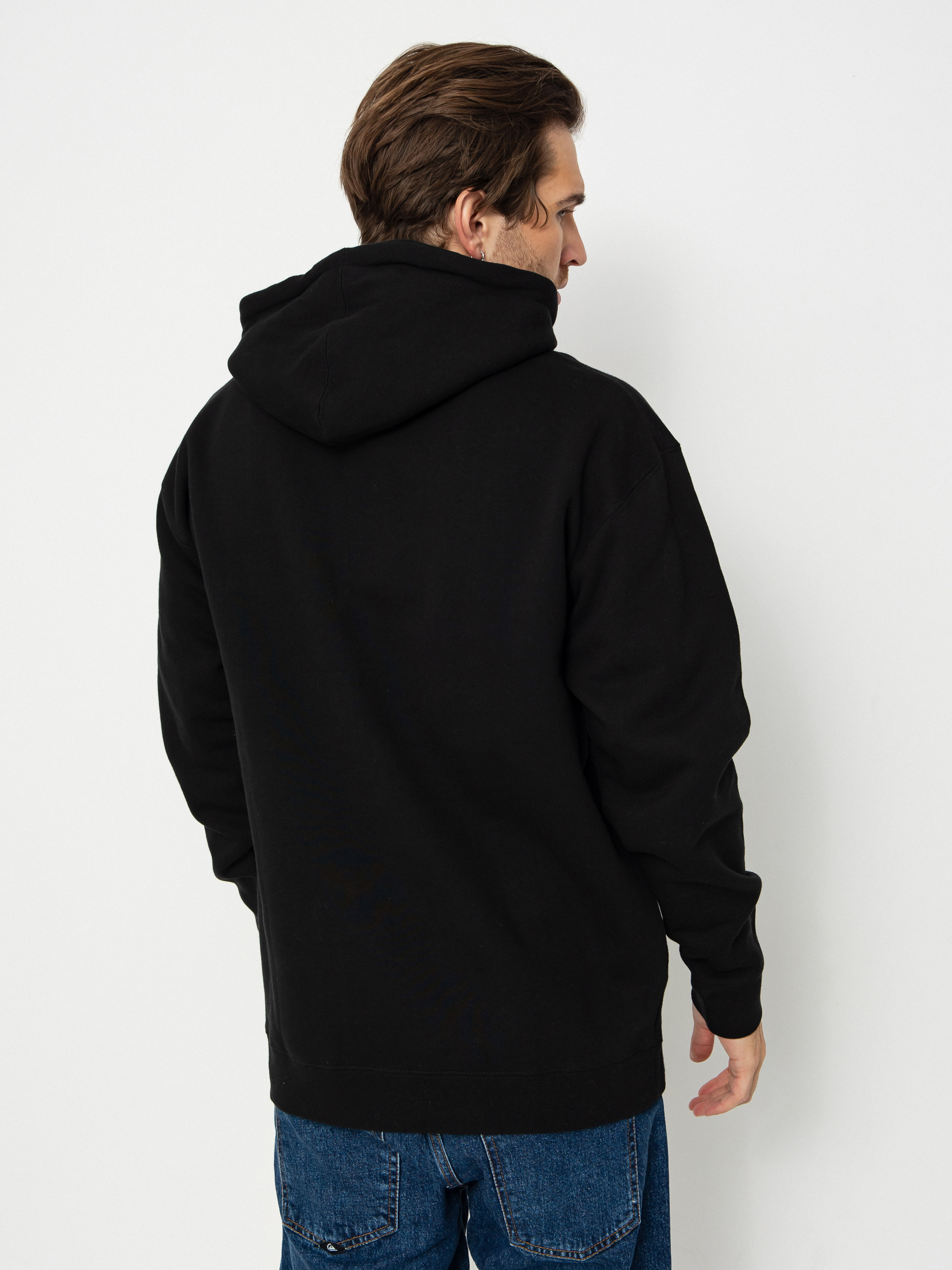 Mikina Spitfire Eternal Fill (black w/red black&white print)