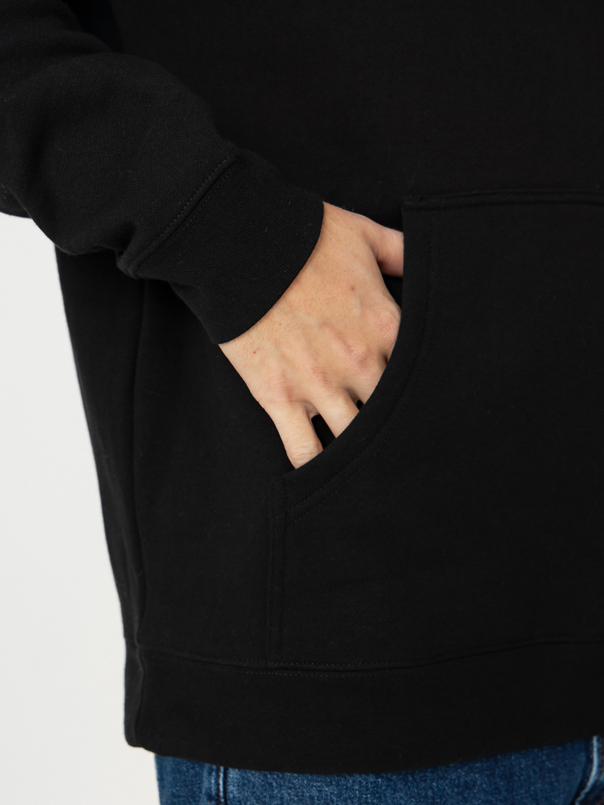 Mikina Spitfire Eternal Fill (black w/red black&white print)