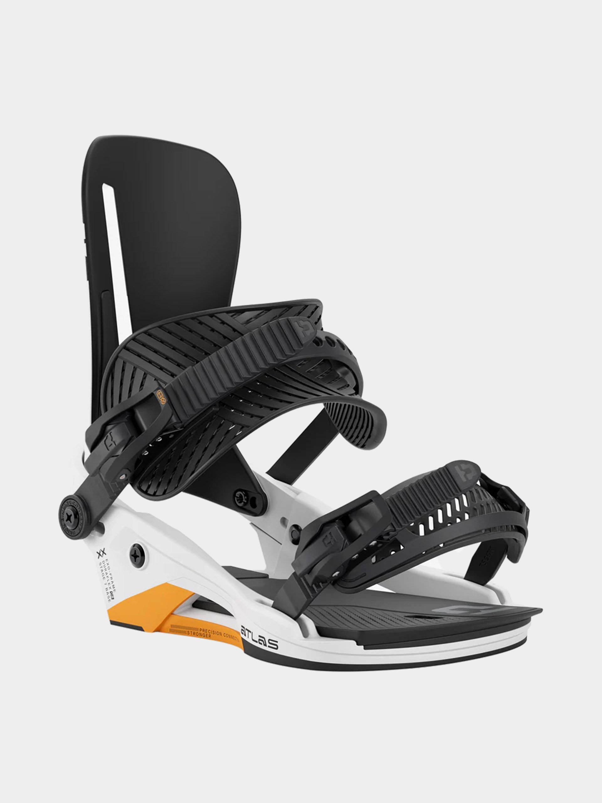 Pánske Snowboardové viazanie Union Atlas (white/orange)