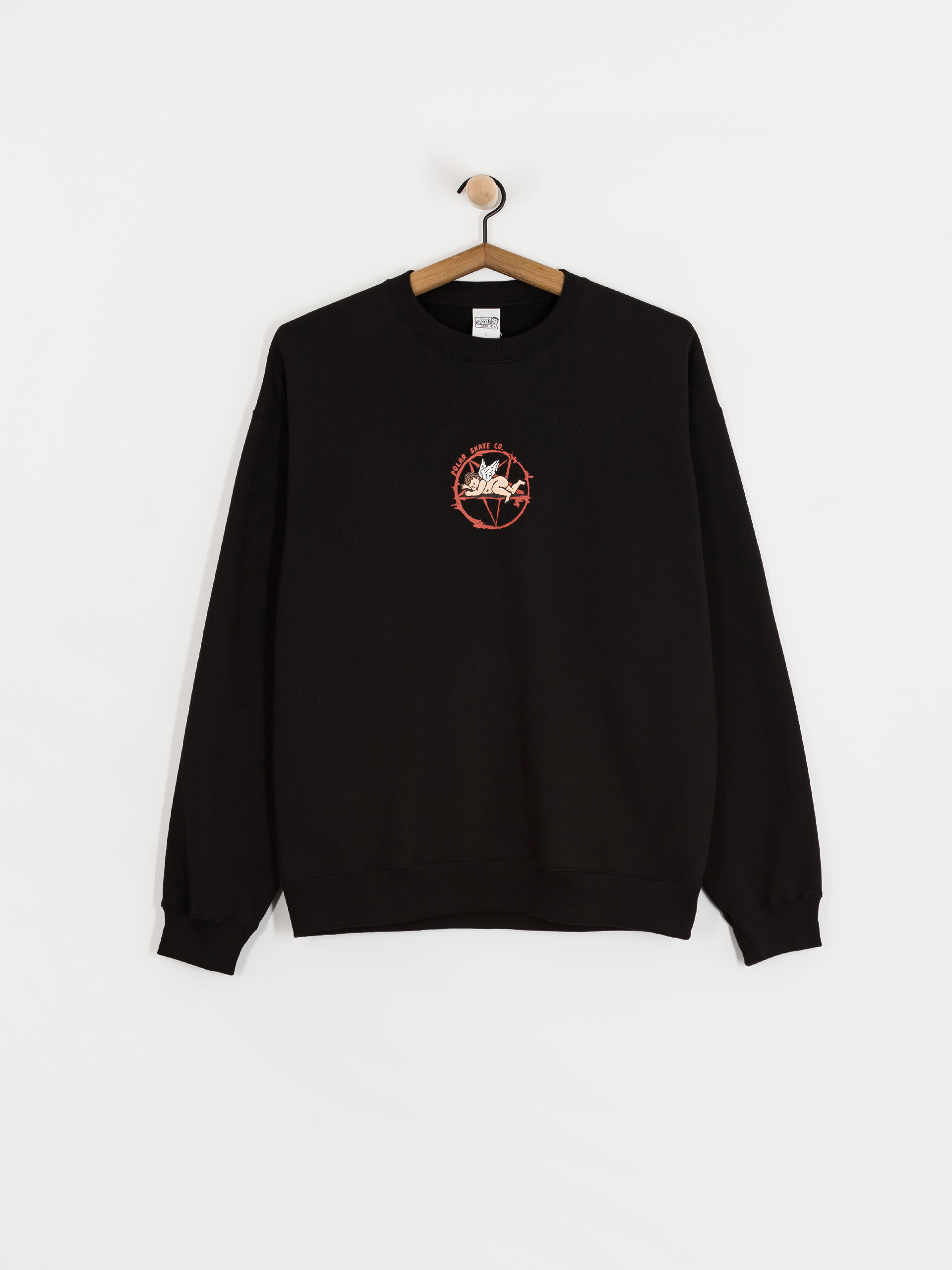 Mikina Polar Skate Dave Crewneck Sacrifice (black)