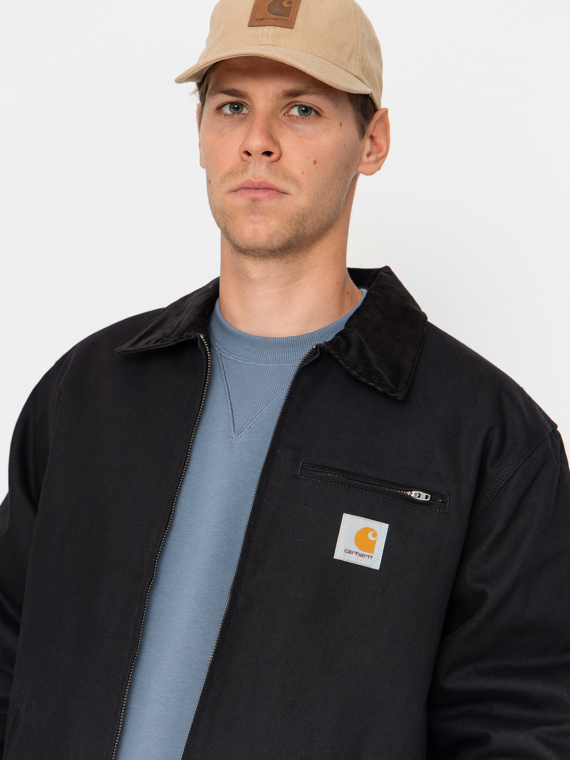 Bunda Carhartt WIP Detroit (black/black/rigid)