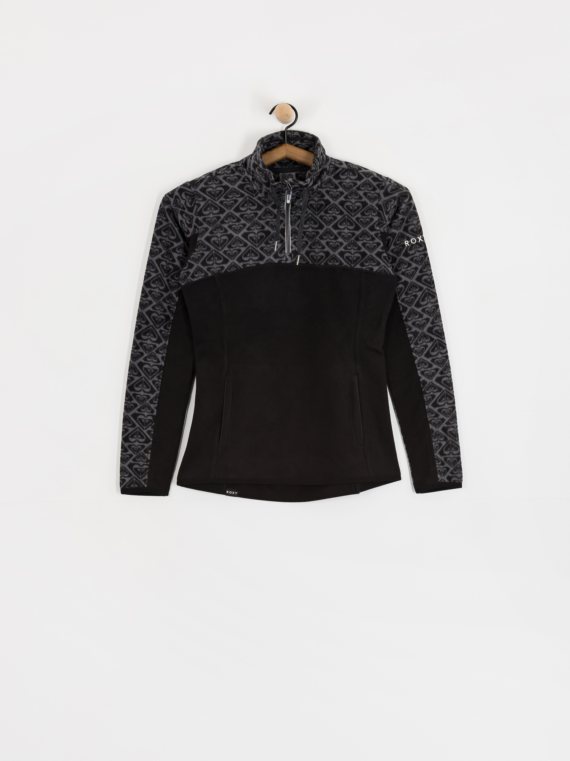 Flu00edsovu00e1 mikina Roxy Sayna Half Zip Wmn (anthracite sol searcher big)