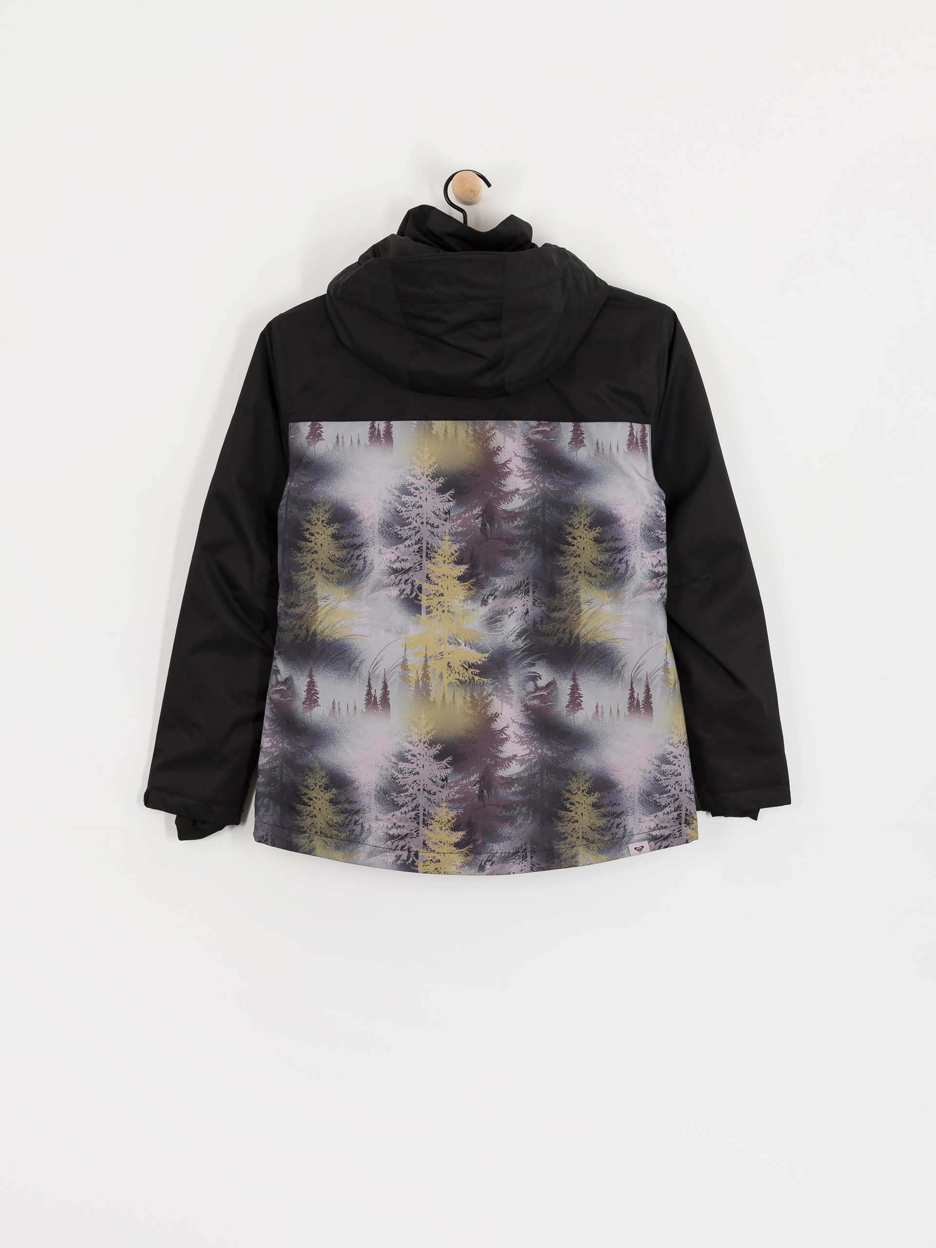 Dámska Snowboardová bunda Roxy Jetty Block (frost gray pinetrees)