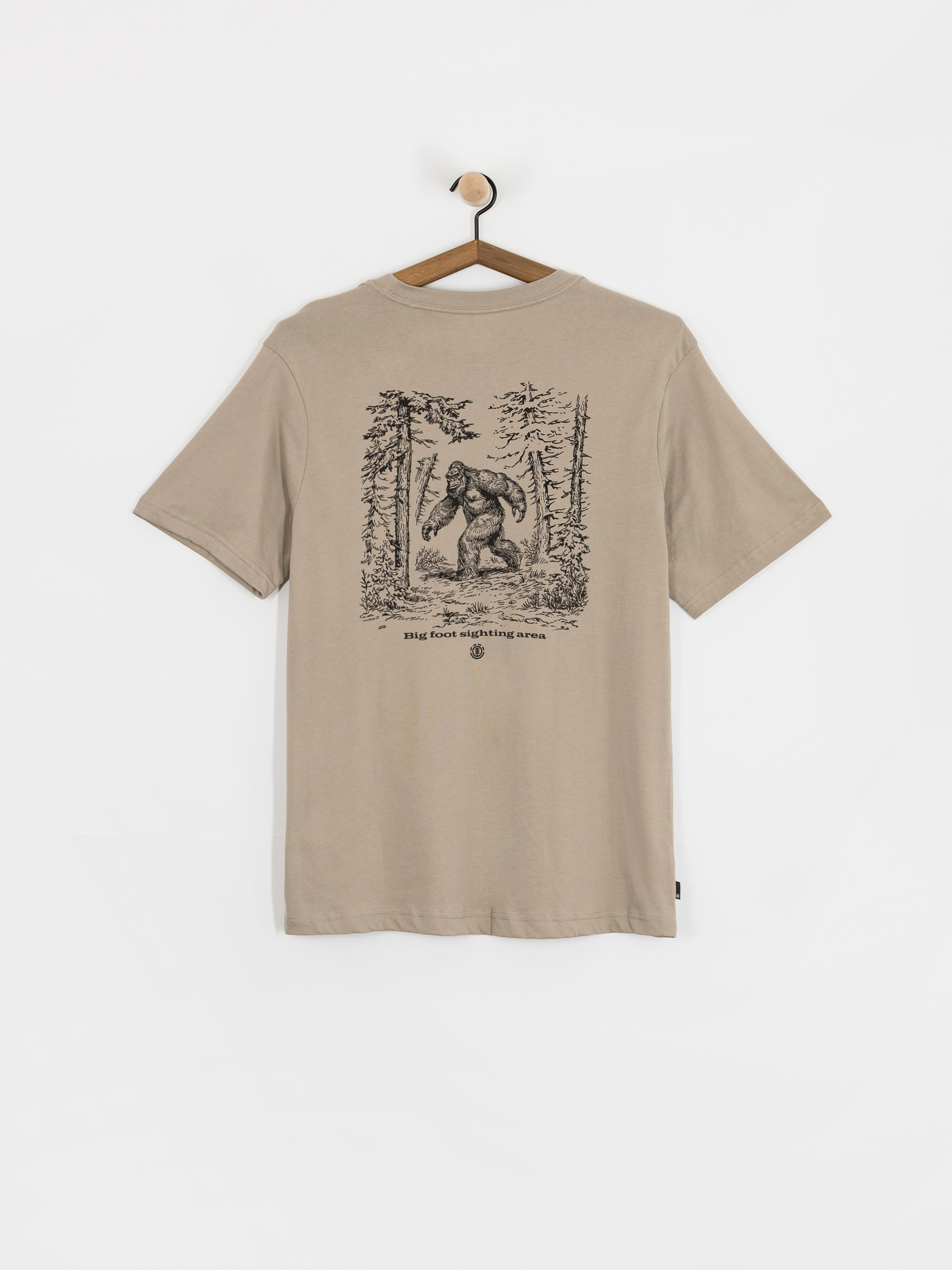 Tričko Element Bigfoot Walking (aluminum)