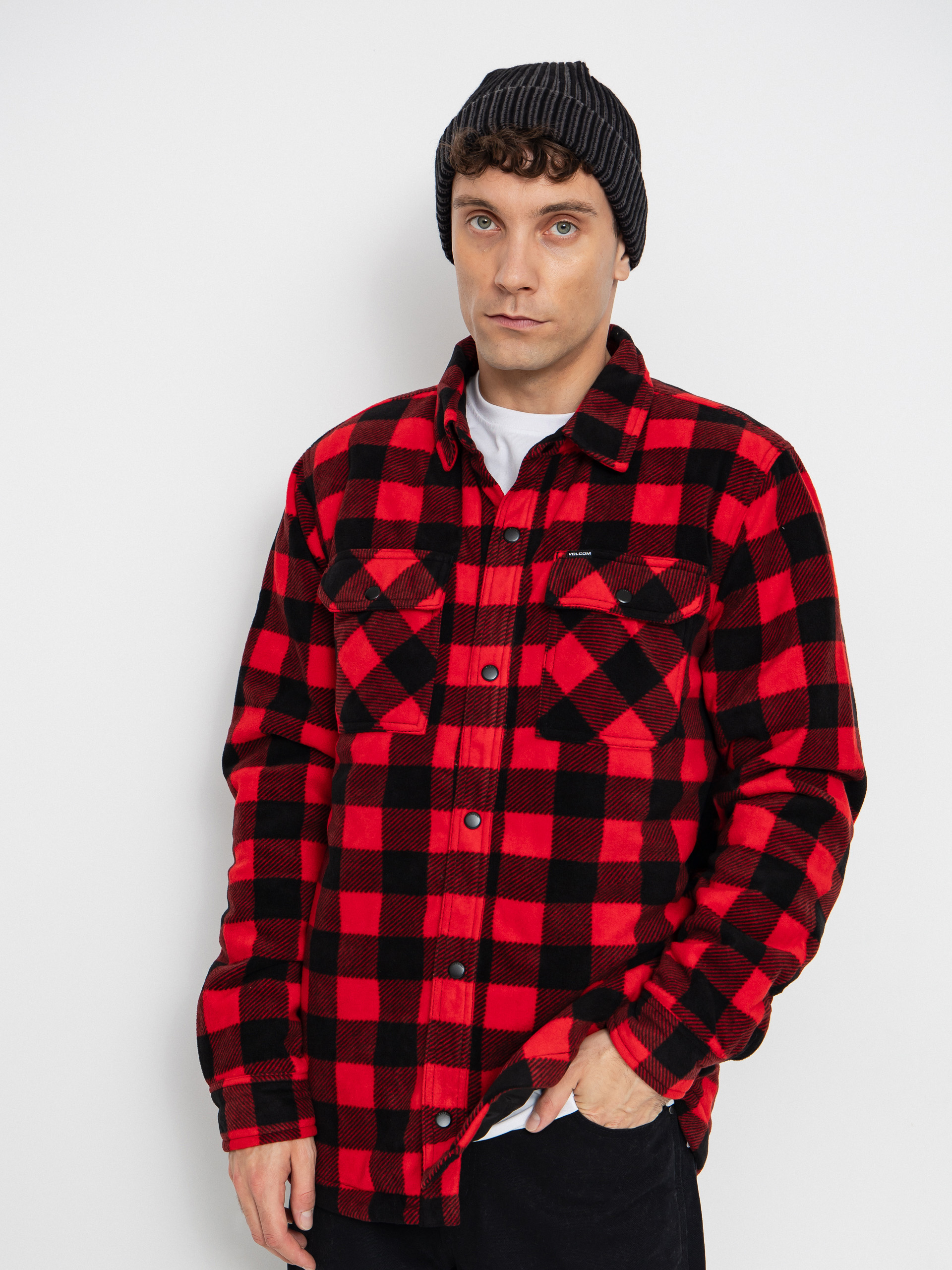 Kou0161eu013ea Volcom Bowered Fleece (lifeguard red)