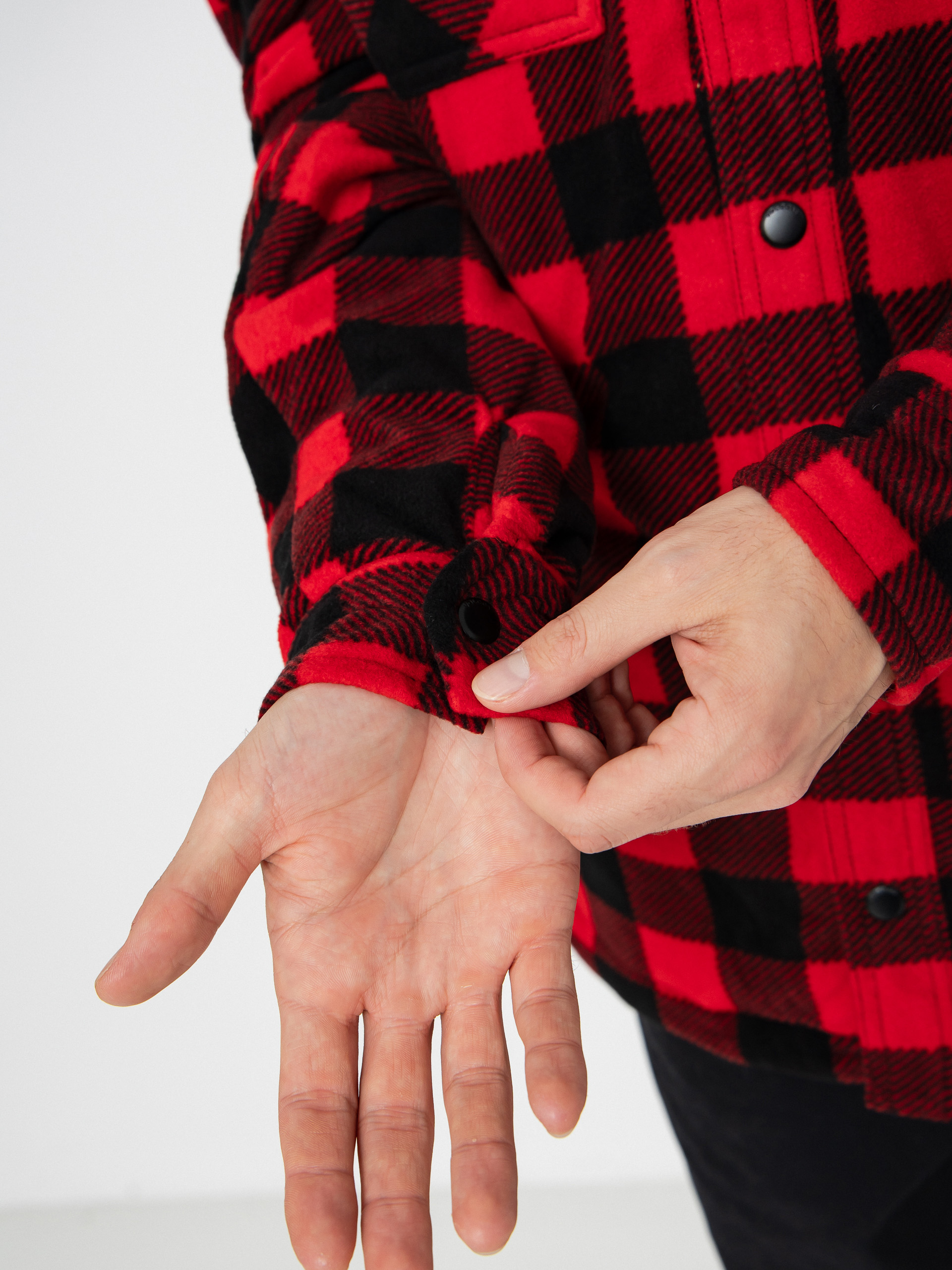 Košeľa Volcom Bowered Fleece (lifeguard red)