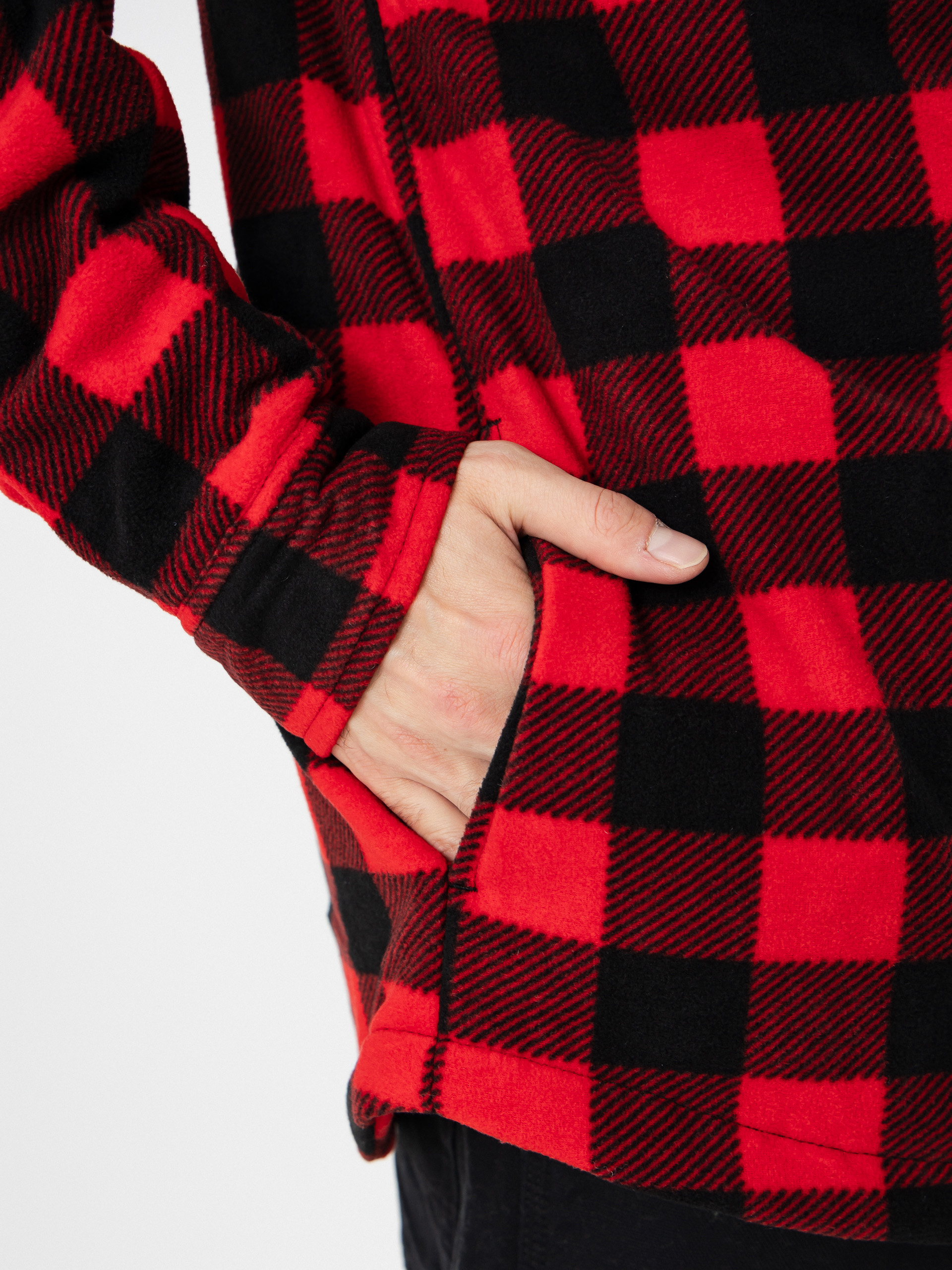 Košeľa Volcom Bowered Fleece (lifeguard red)