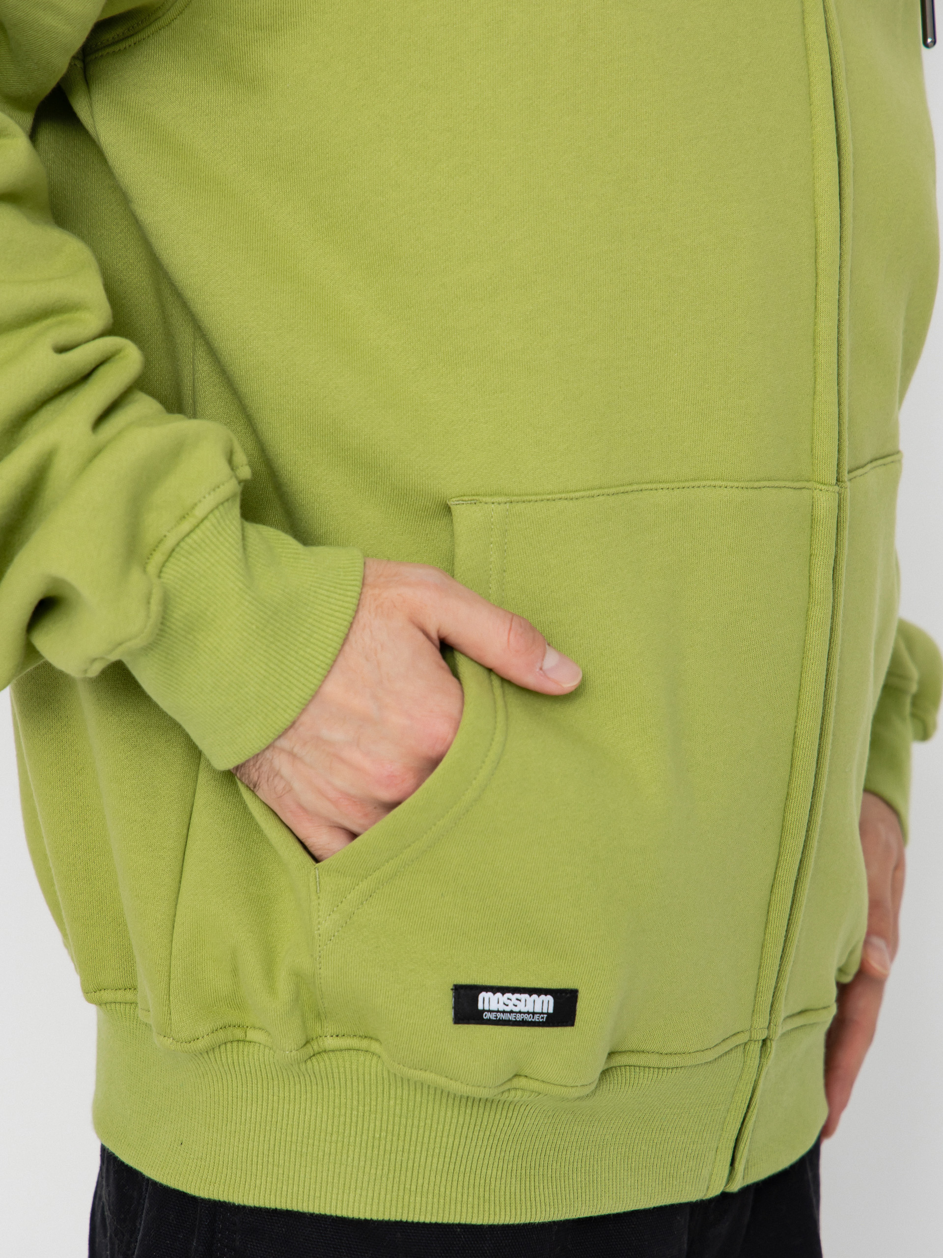 Mikina s kapucňou MassDnm Patch HD (olive)