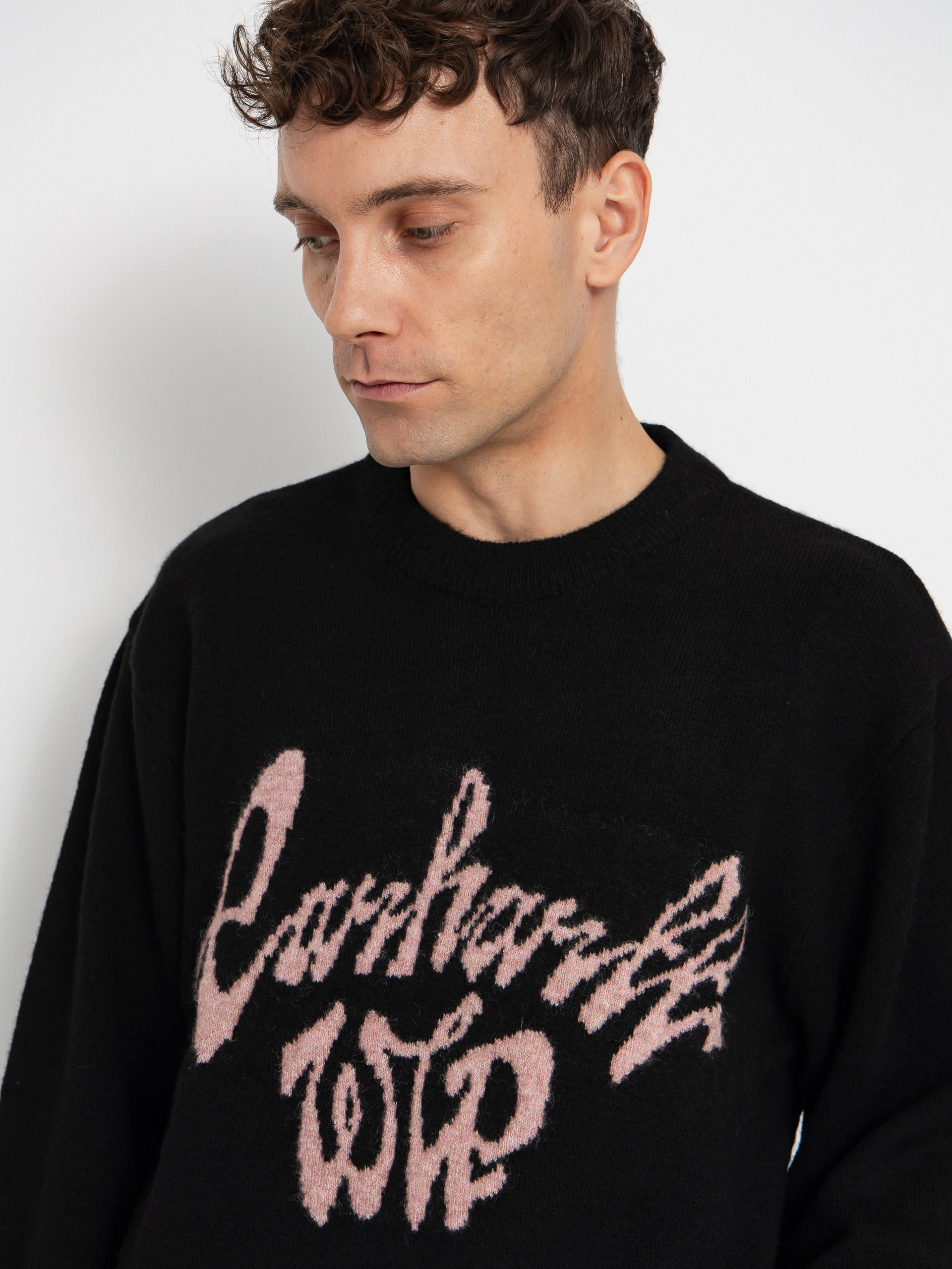 Sveter Carhartt WIP Chedda (black/glassy pink)